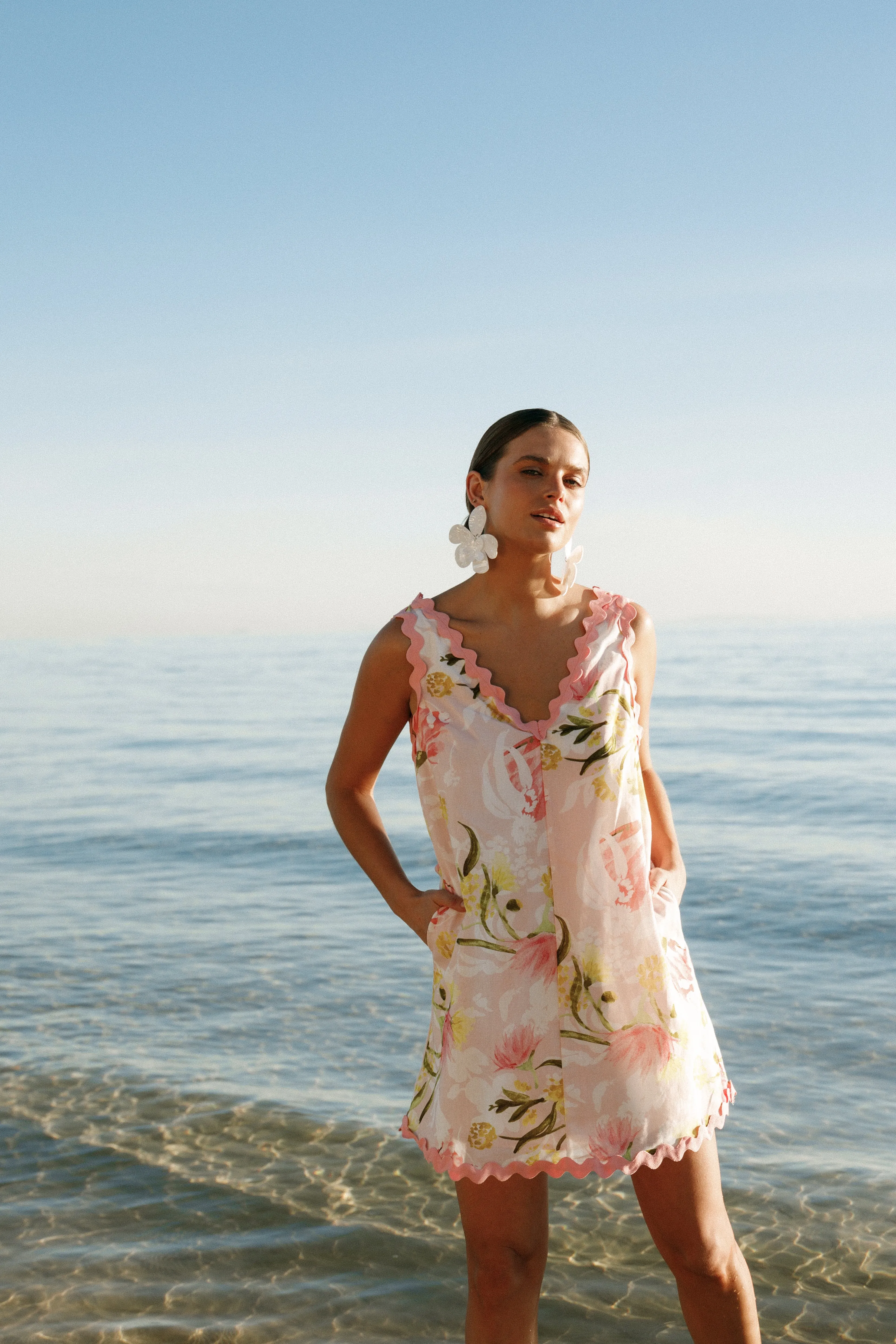 Calliope Mini Dress - Acacia Blossom sold by Petal & Pup