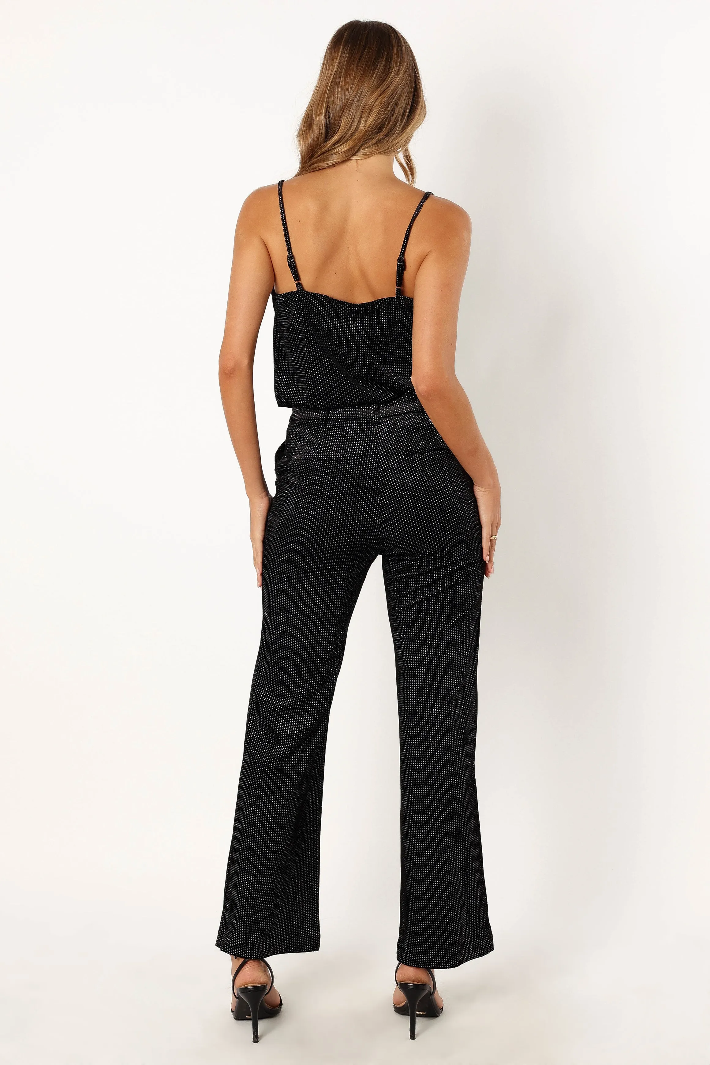 Ensley Velvet Shimmer Pant - Black sold by Petal & Pup product image thumbnail 4
