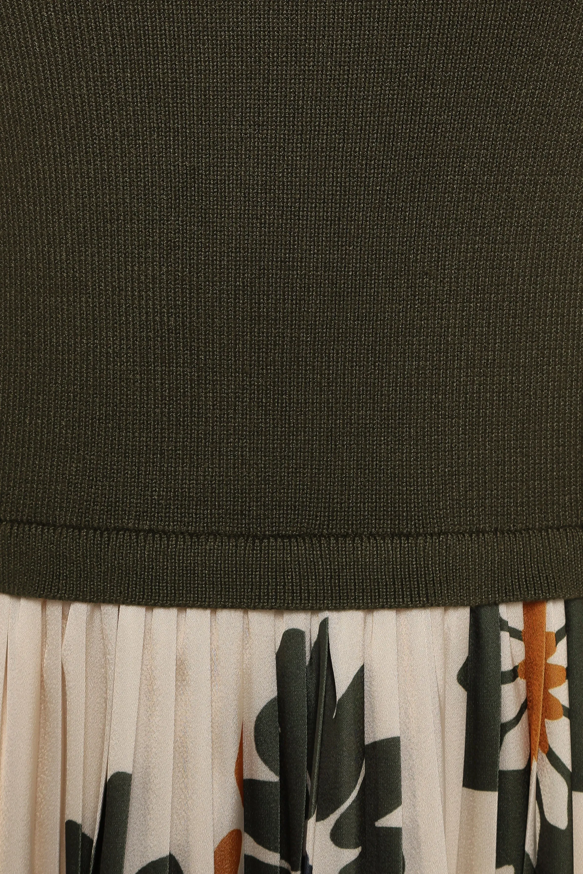 June Midi Dress - Cream/Olive sold by Petal & Pup product image thumbnail 5