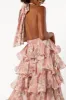 Bouquet Halterneck Maxi Dress - Pink sold by Petal & Pup