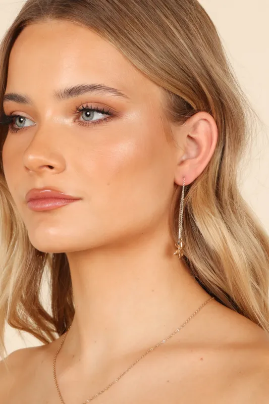 Harper Flower Earrings - Gold sold by Petal & Pup