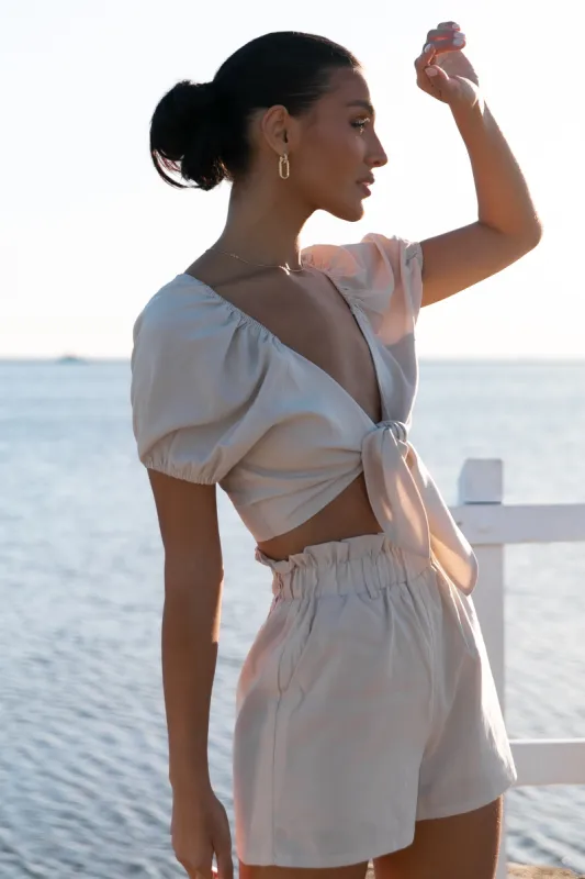 Crystal Two Piece Set - Beige sold by Petal & Pup