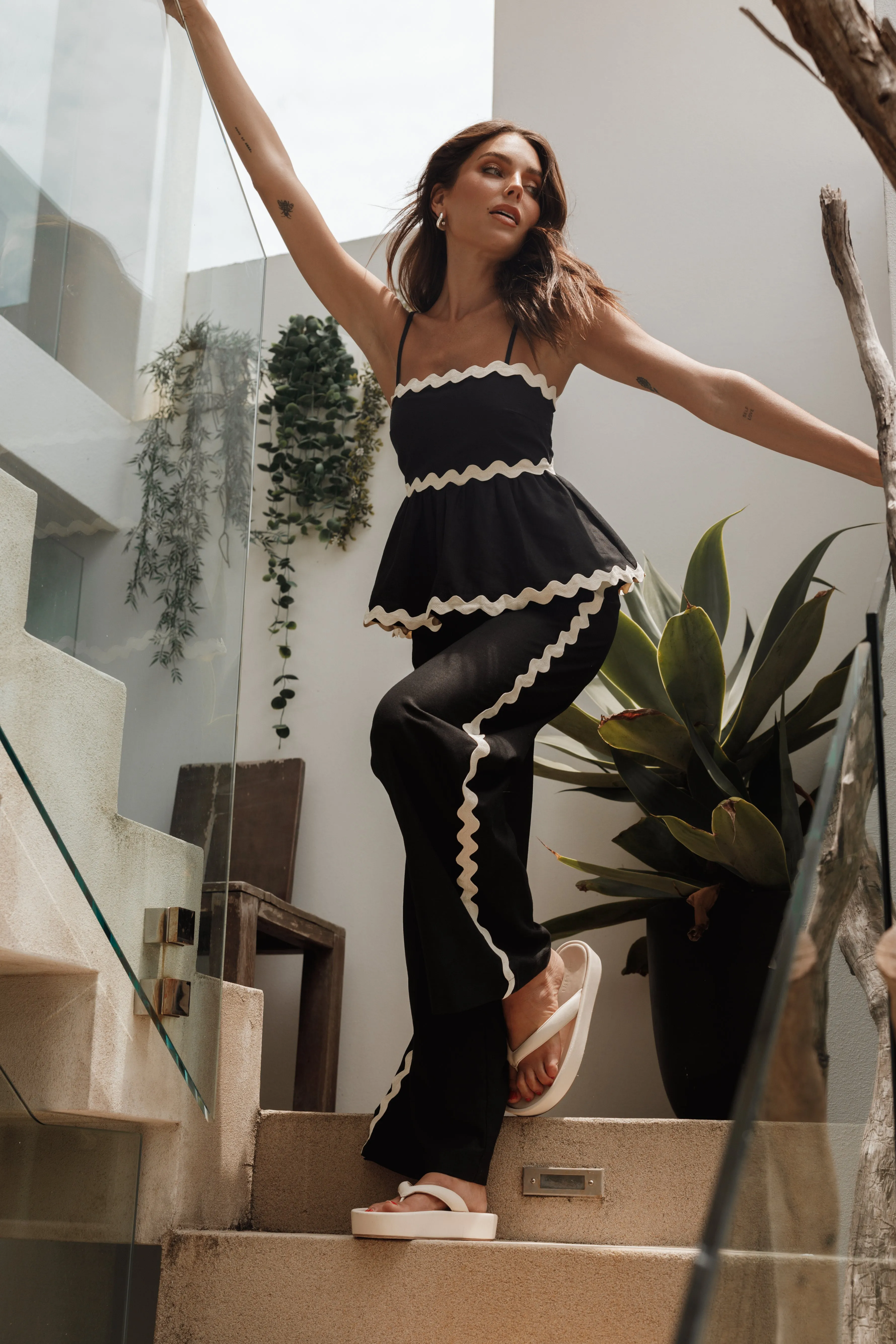 Mollymook Top - Black Cream sold by Petal & Pup product image thumbnail 2