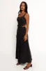 Mara Midi Skirt - Black sold by Petal & Pup