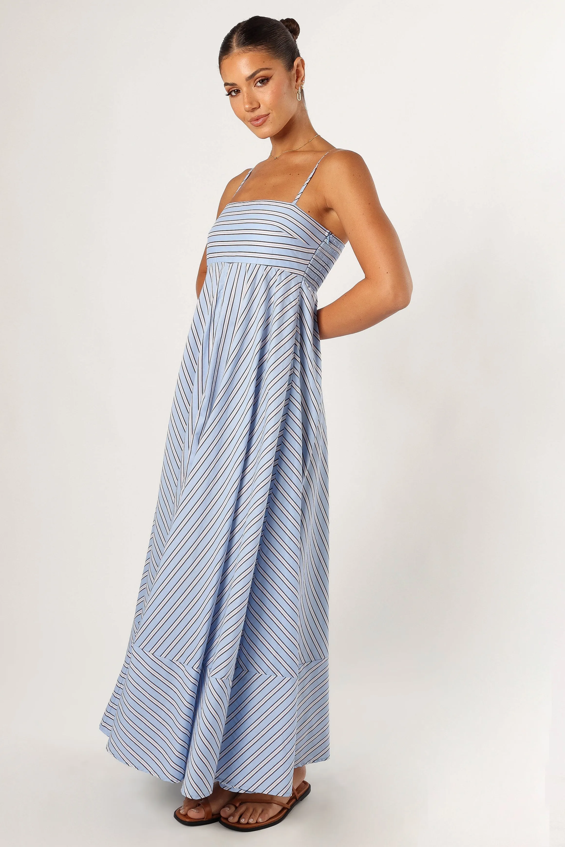 Iggy Maxi Dress - Blue sold by Petal & Pup