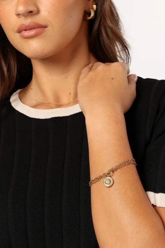 Claire Bracelet - Gold sold by Petal & Pup