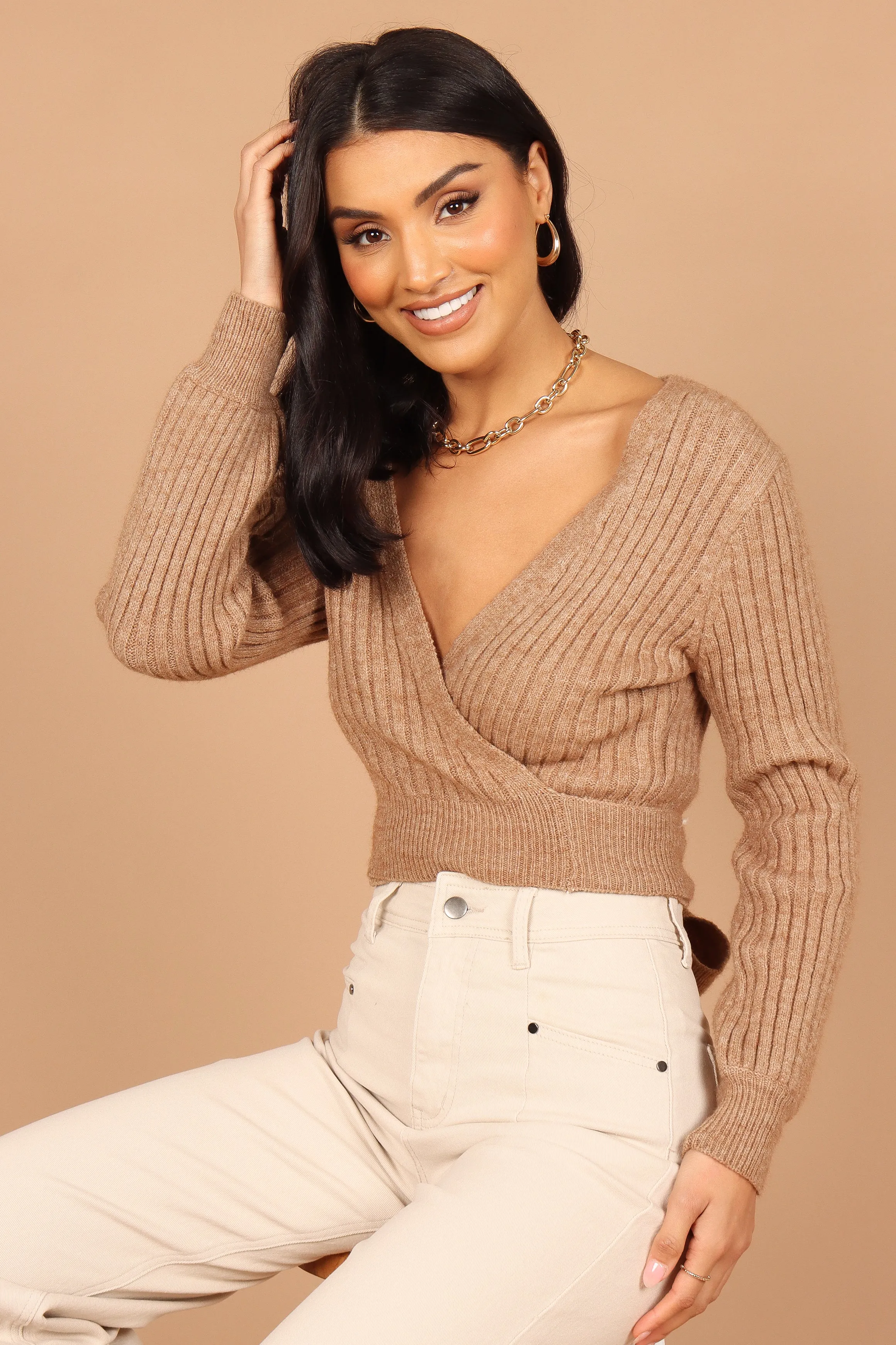 Brother Knit Sweater - Mocha sold by Petal & Pup product image thumbnail 5