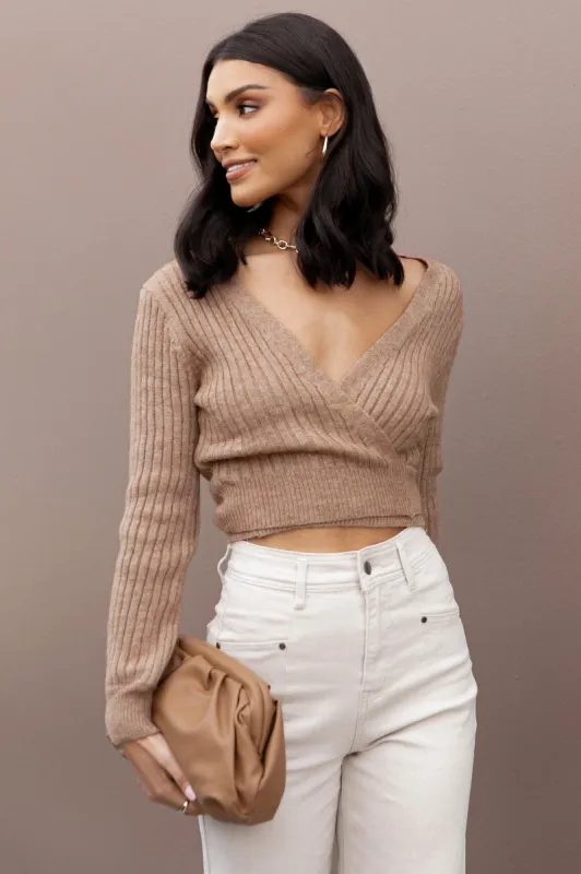 Brother Knit Sweater - Mocha sold by Petal & Pup
