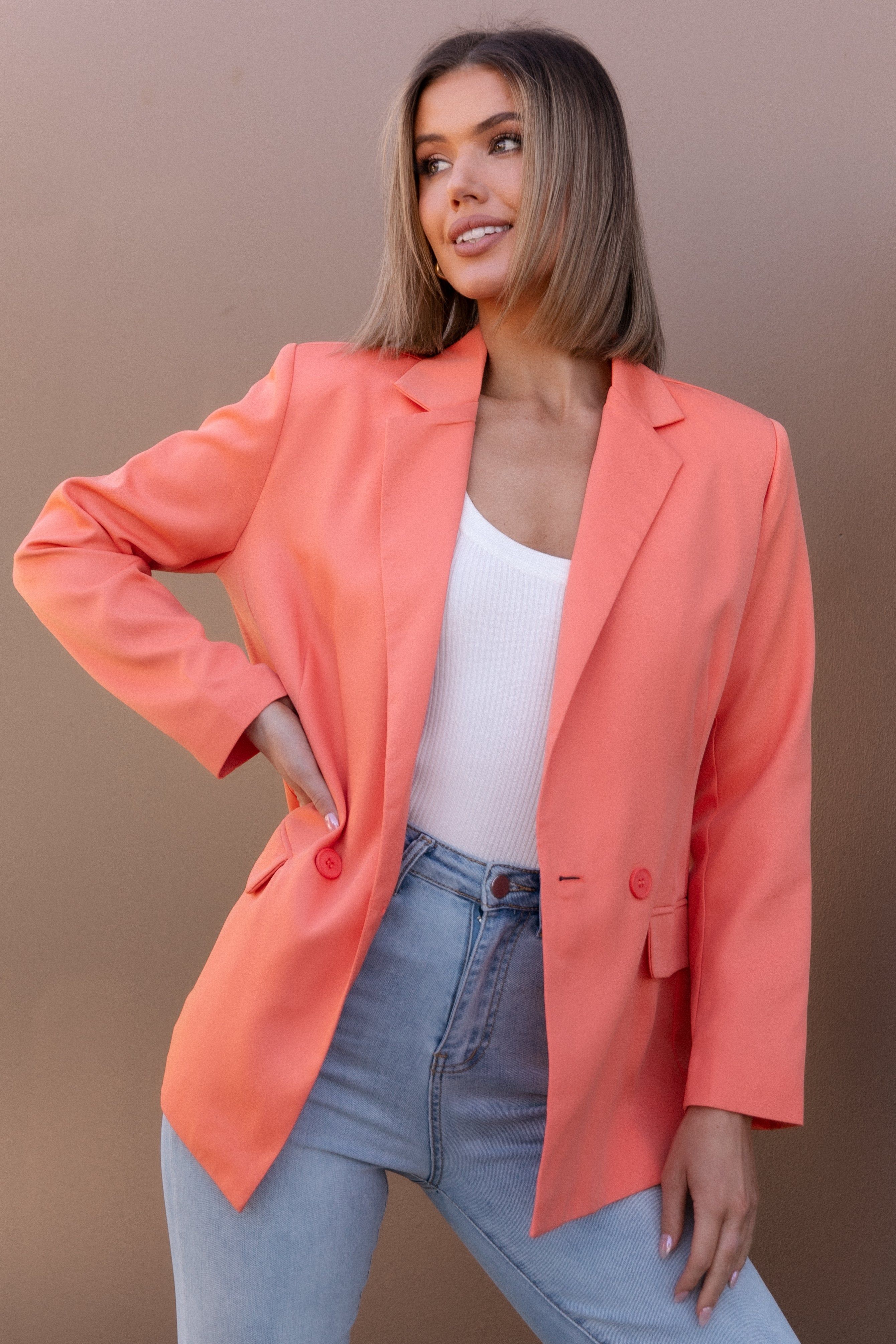 Kali Blazer - Orange sold by Petal & Pup product image thumbnail 2