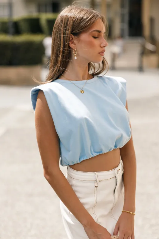 Londyn Top - Blue sold by Petal & Pup
