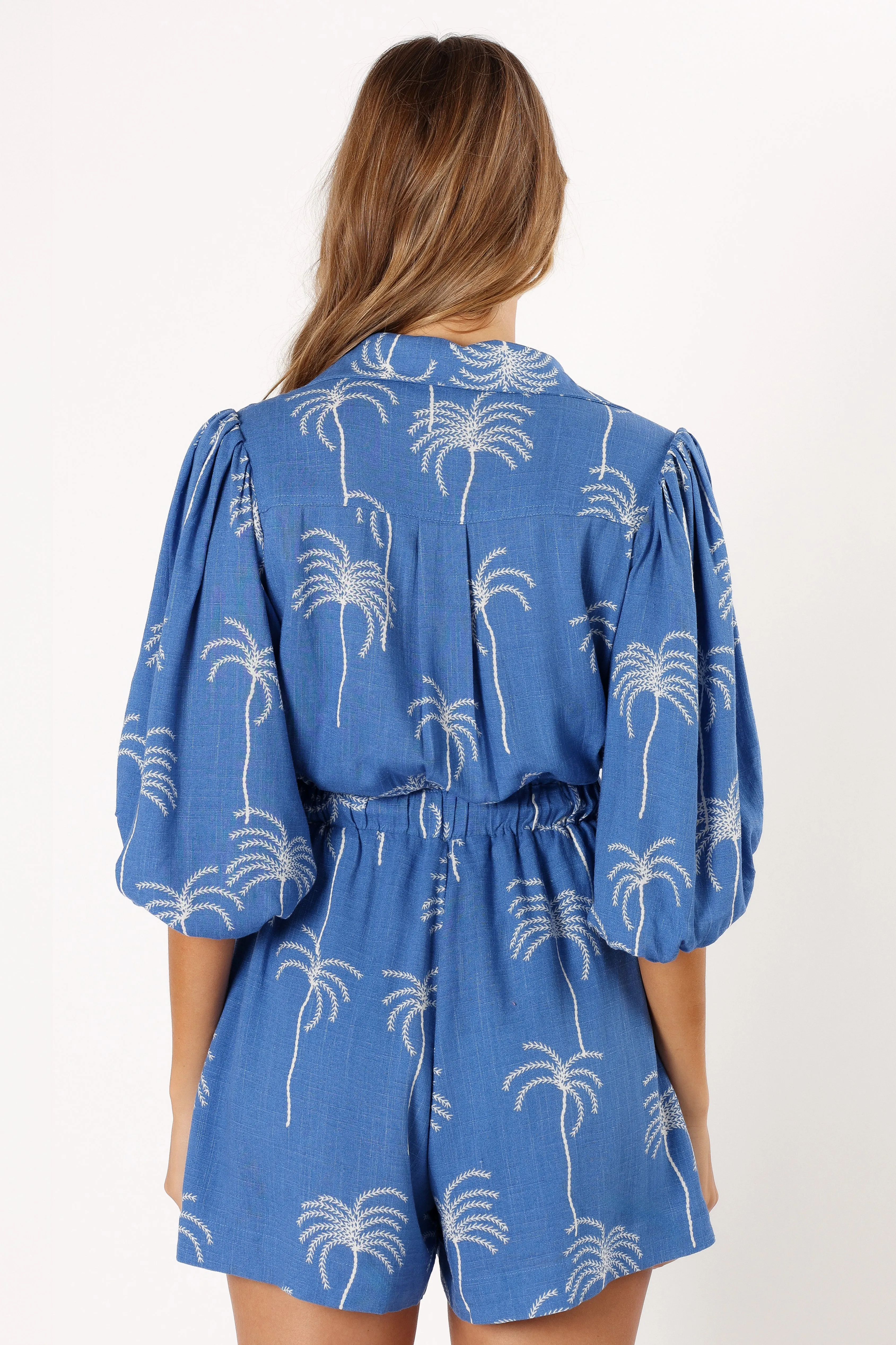 Gina Romper - Blue Print sold by Petal & Pup product image thumbnail 5