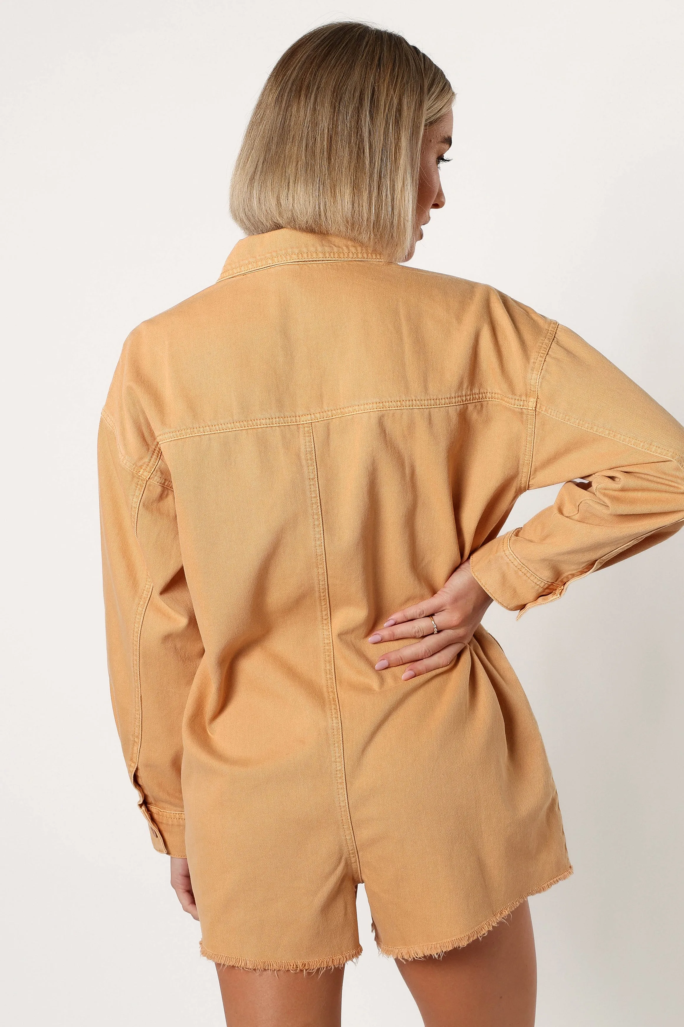 Pollyanna Romper - Tan sold by Petal & Pup product image thumbnail 4