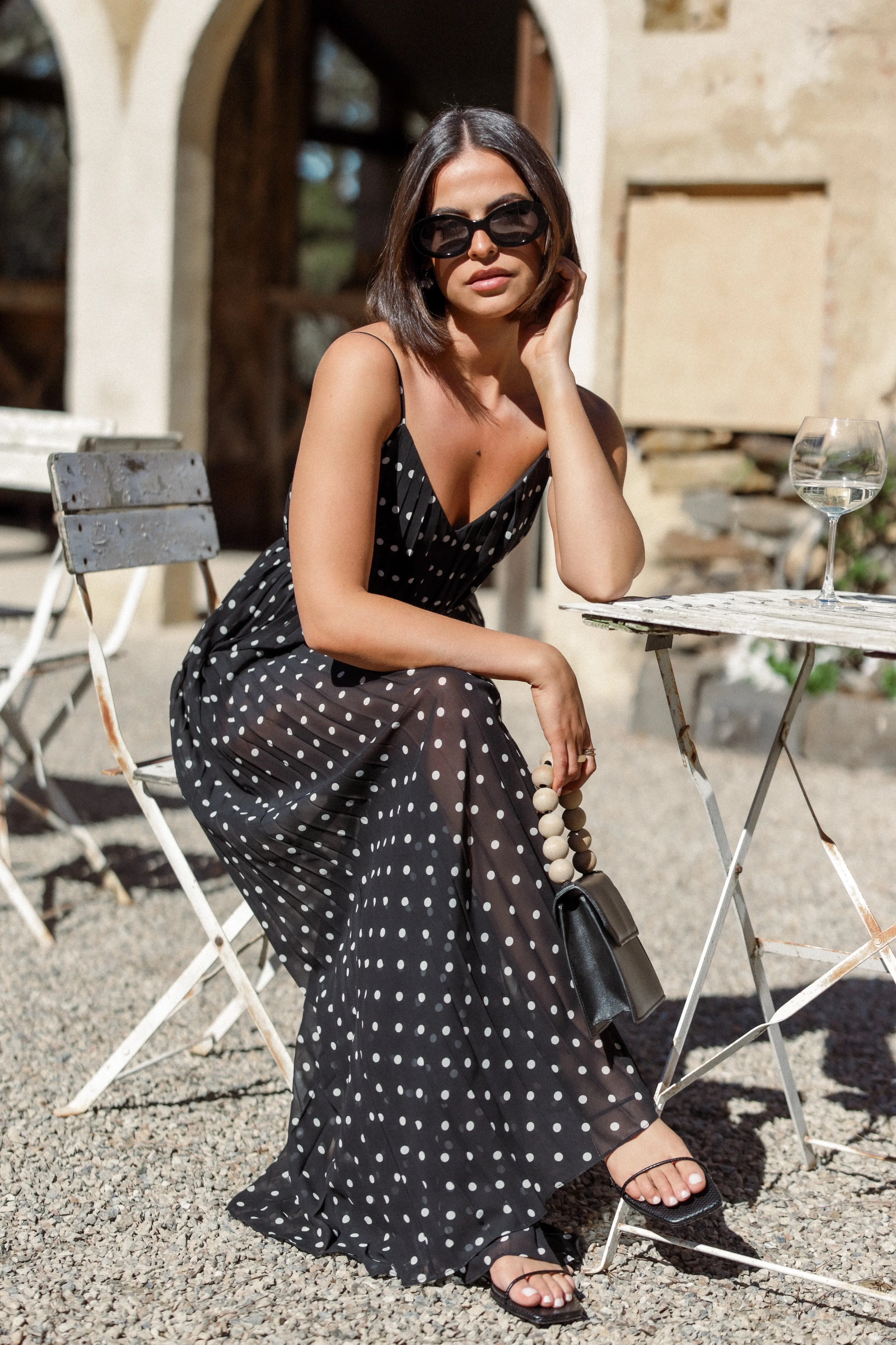 Hilary Wide Leg Jumpsuit - Black sold by Petal & Pup product image thumbnail 2