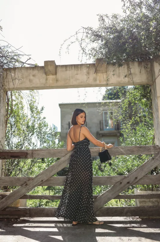 Hilary Wide Leg Jumpsuit - Black sold by Petal & Pup