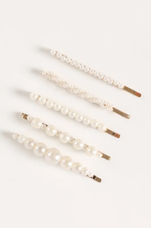 Joelle Hair Pins - Pearl sold by Petal & Pup