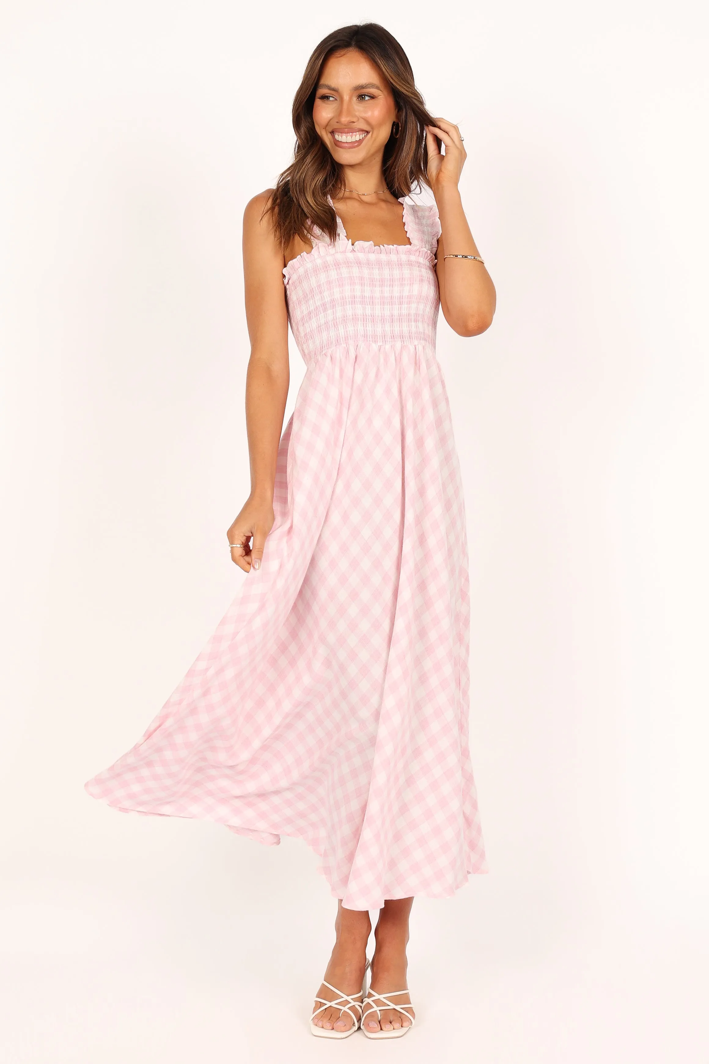 Palmy Dress - Blush sold by Petal & Pup