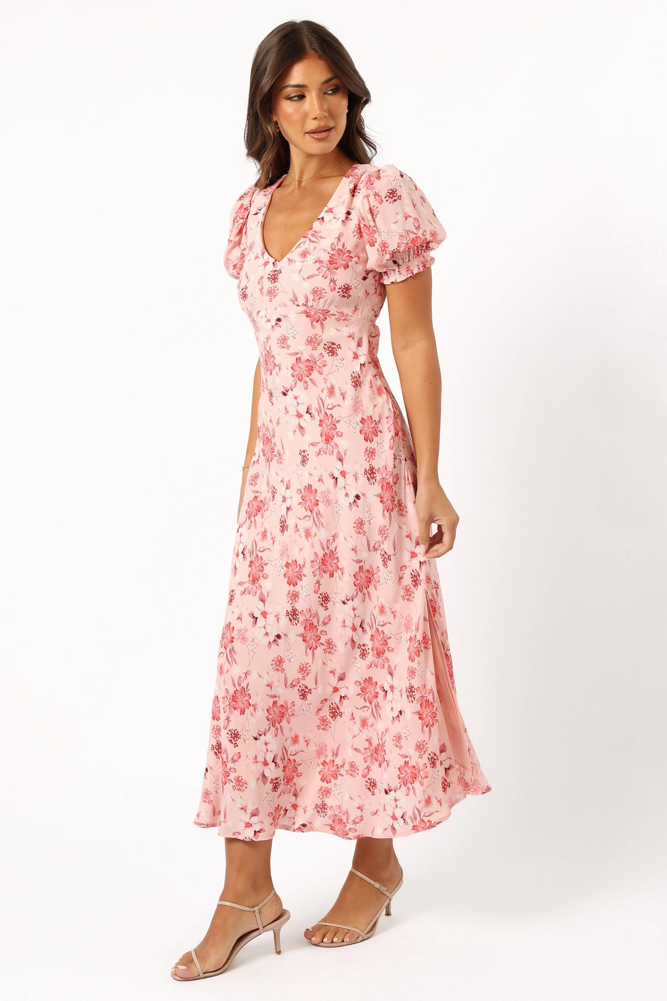 Sandra Midi Dress - Blushed Garden sold by Petal & Pup product image thumbnail 3