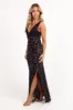 Cammy Maxi Slip Dress - Midnight Floral sold by Petal & Pup