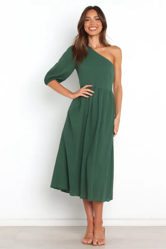 Demetria Dress - Emerald sold by Petal & Pup