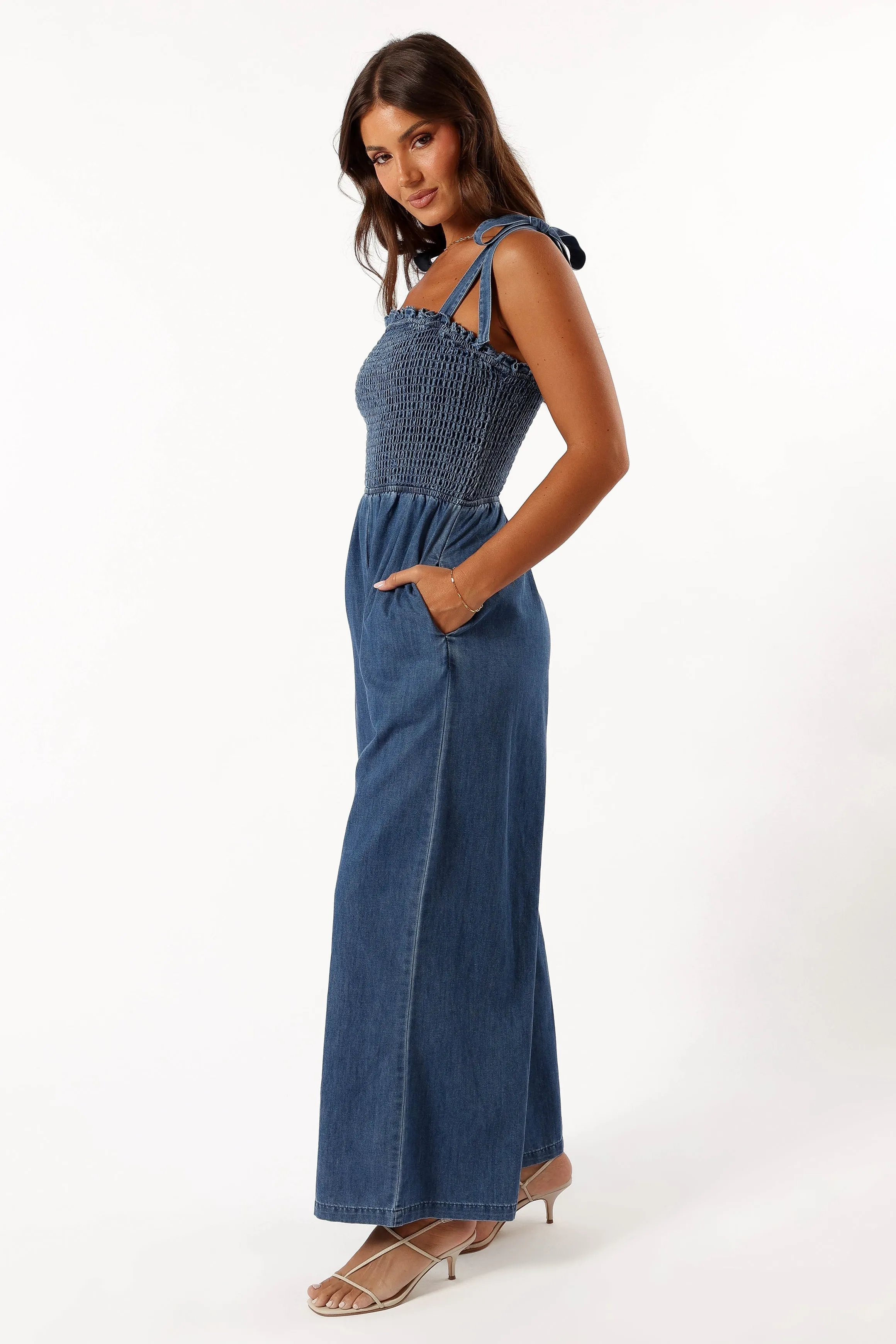 Alexia Jumpsuit - Medium Denim sold by Petal & Pup product image thumbnail 5