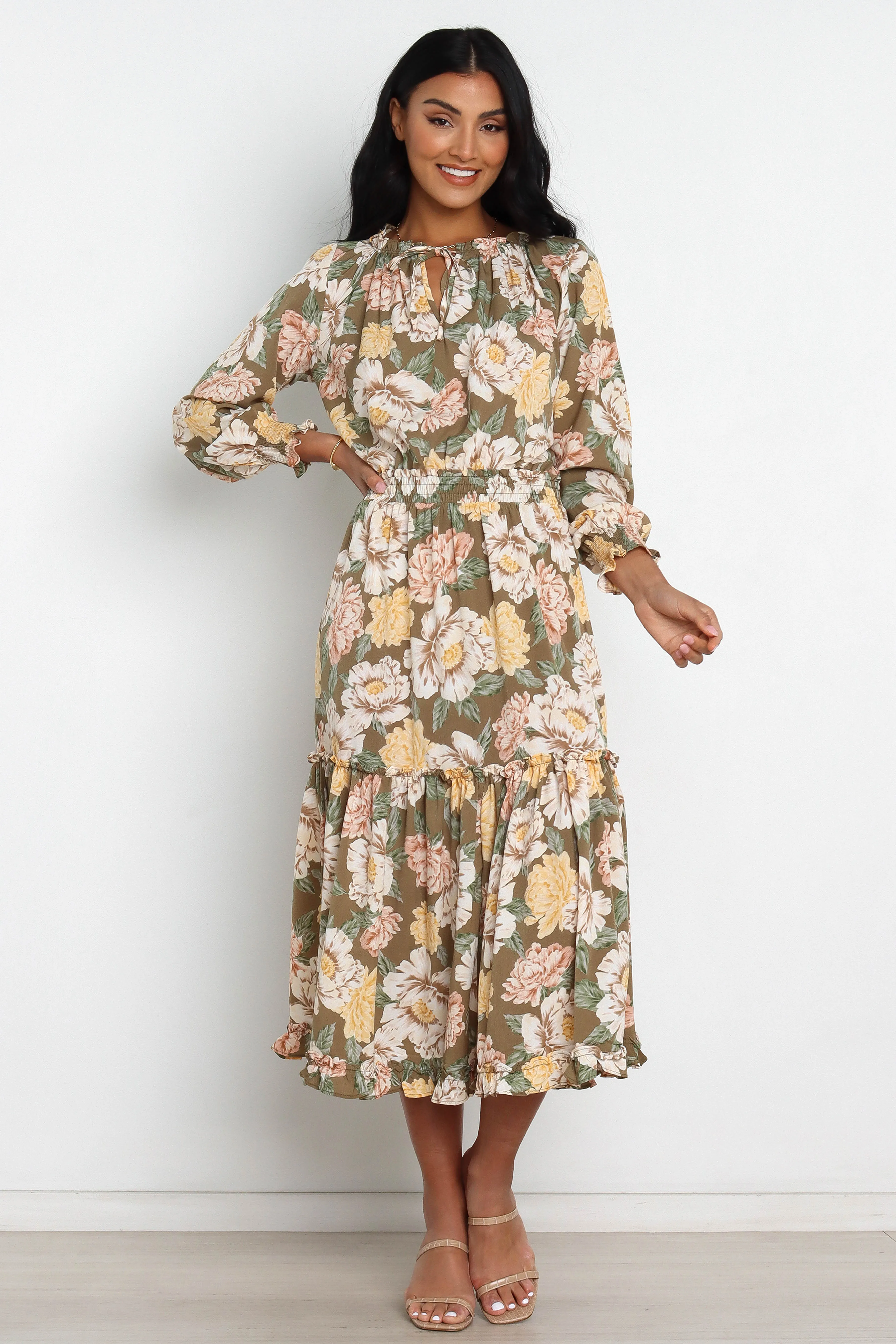 Gerif Dress - Olive sold by Petal & Pup product image thumbnail 3
