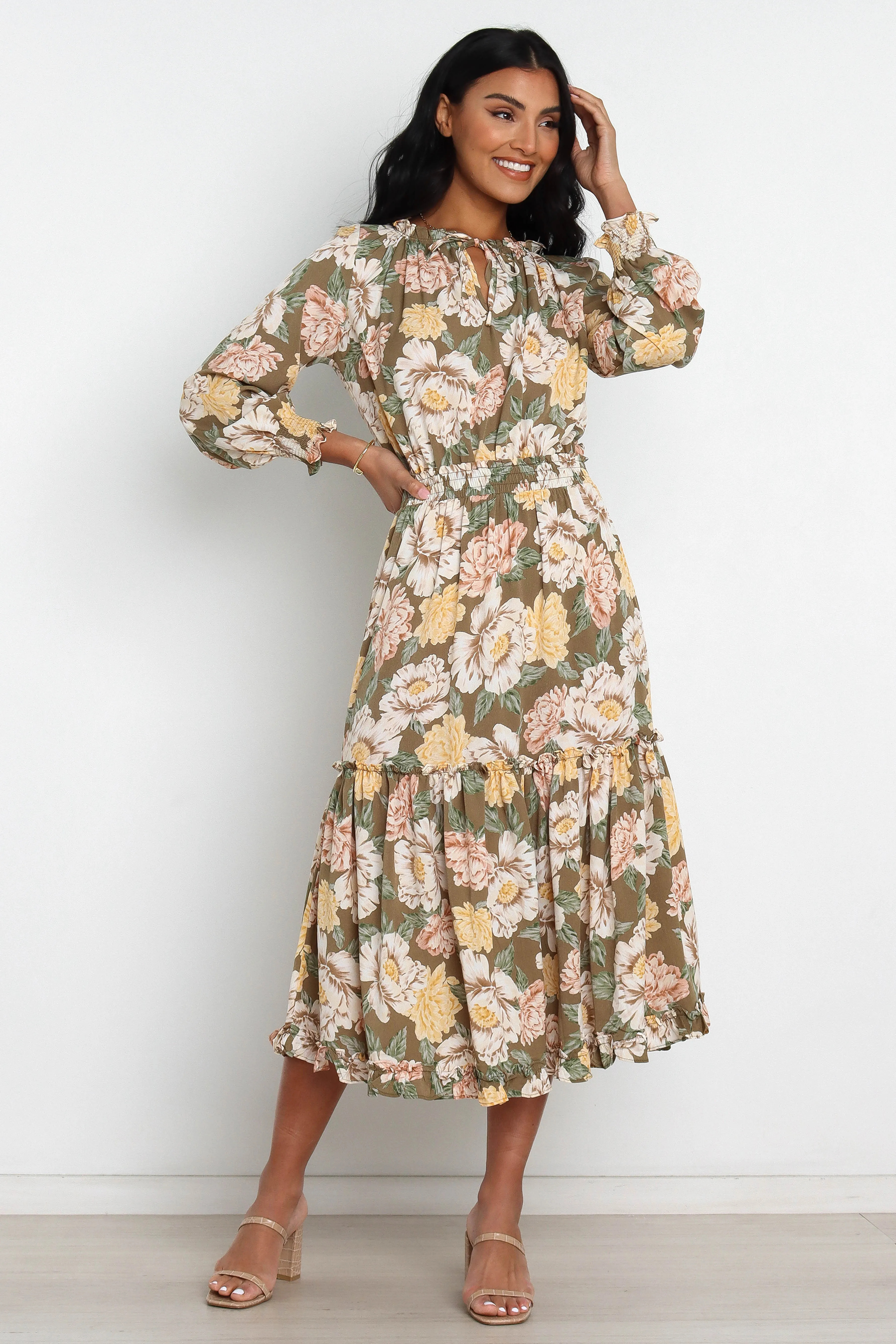 Gerif Dress - Olive sold by Petal & Pup product image thumbnail 4
