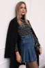 Alek Pleated Mini Skirt - Mid Wash Denim sold by Petal & Pup