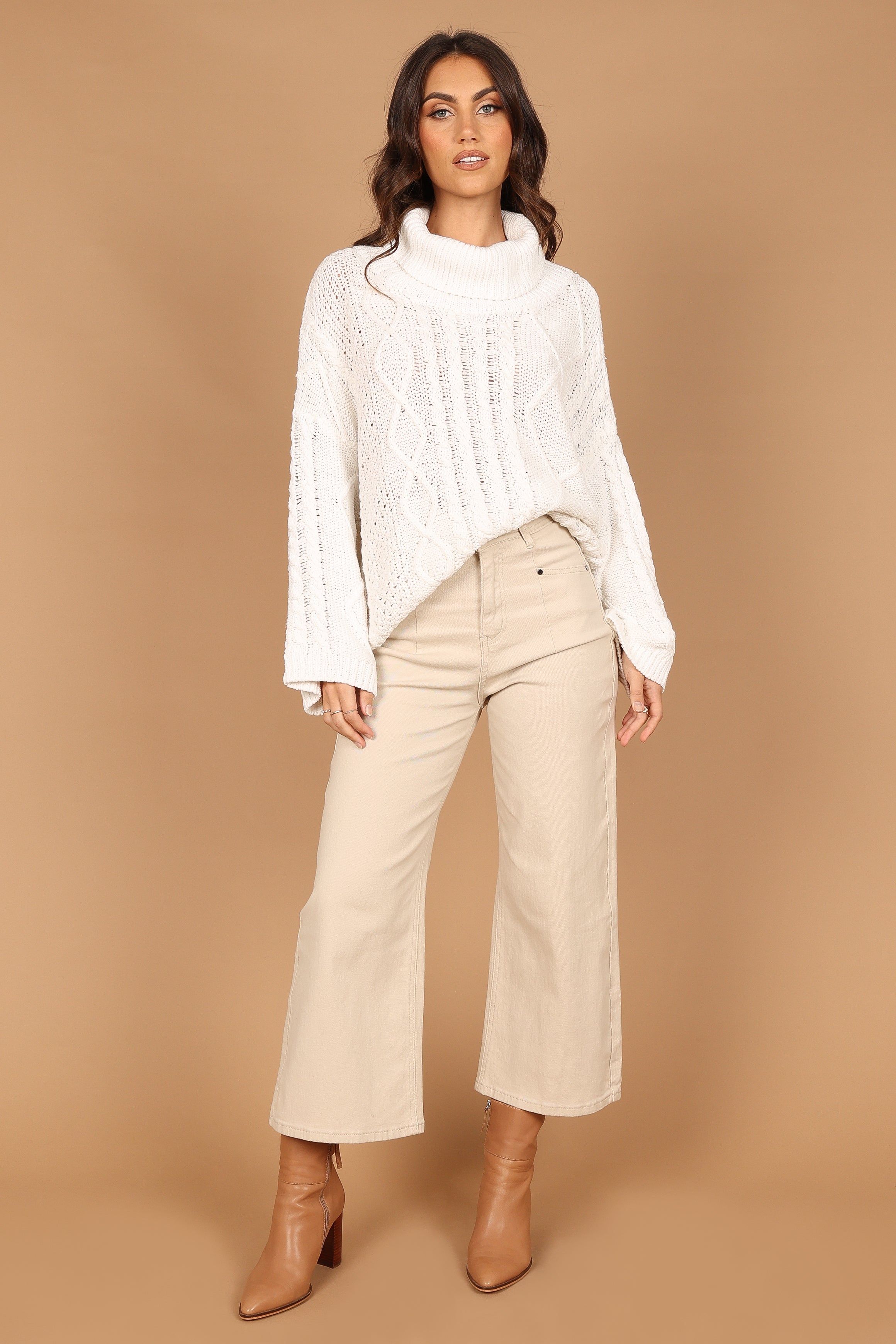 Sharpy Knit Sweater - White sold by Petal & Pup product image thumbnail 4