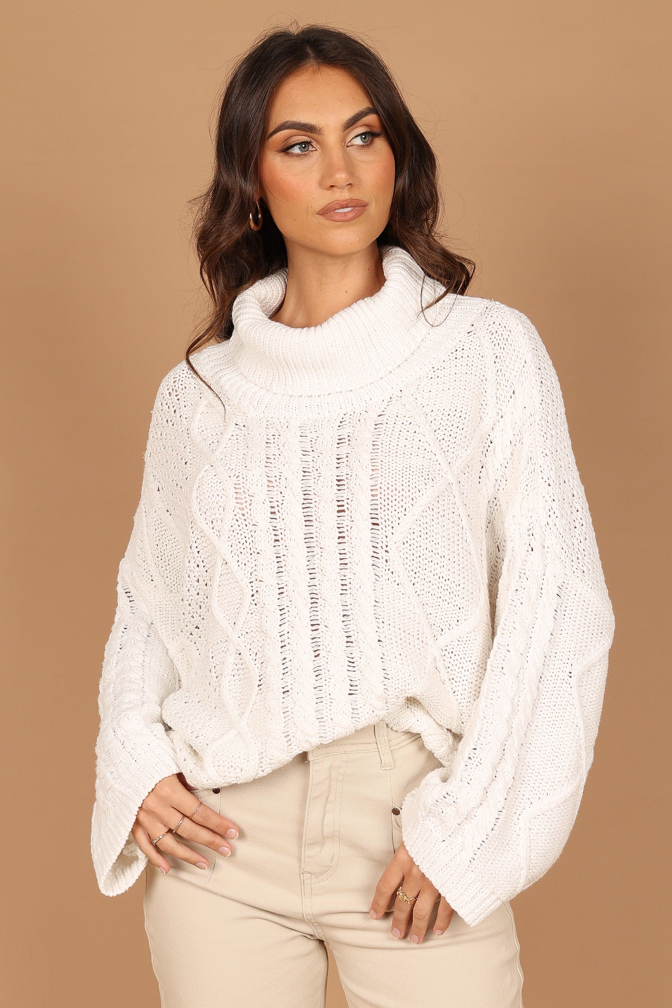 Sharpy Knit Sweater - White sold by Petal & Pup product image thumbnail 8