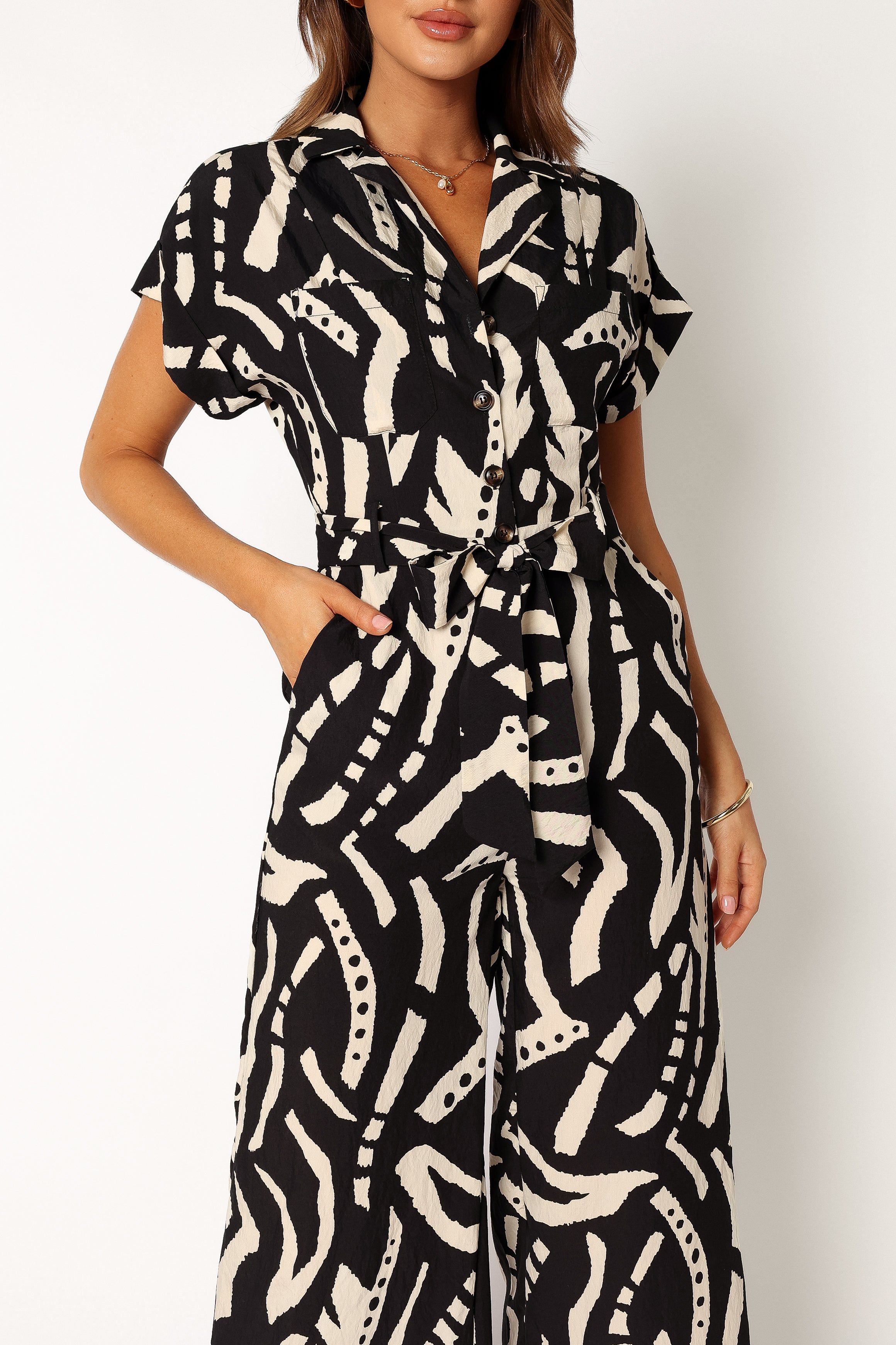 Kezia Jumpsuit - Black sold by Petal & Pup product image thumbnail 5