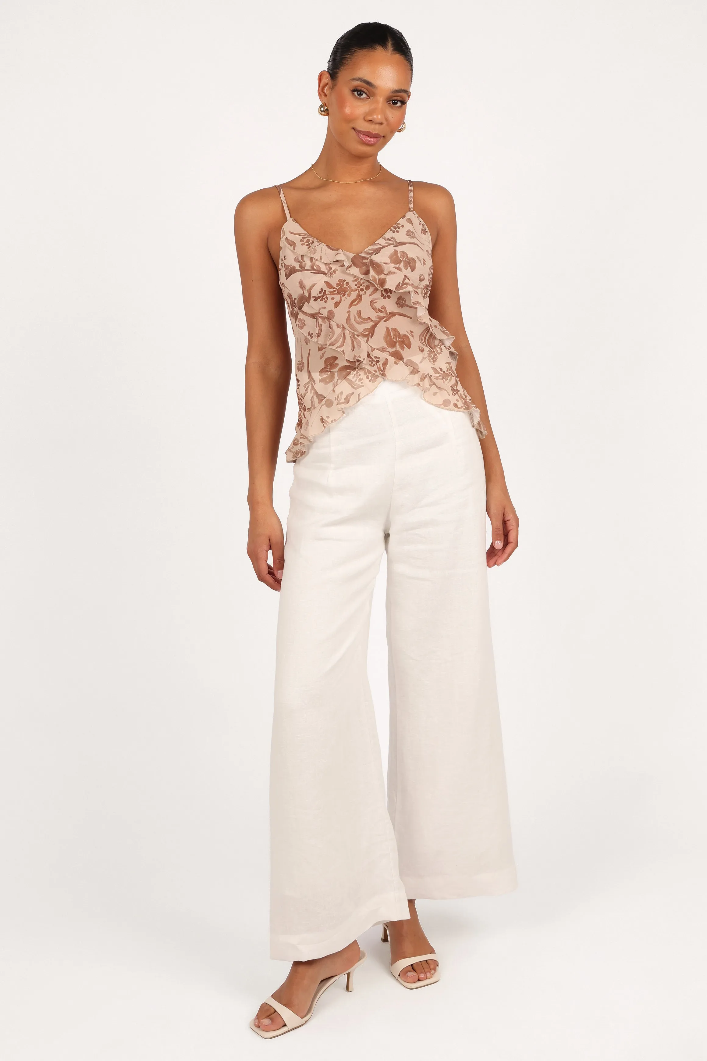 Gabrielle Ruffle Top - Wild Orchid sold by Petal & Pup product image thumbnail 4