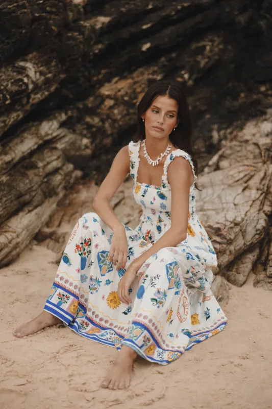 Serafina Maxi Dress - Portofino made by Petal & Pup