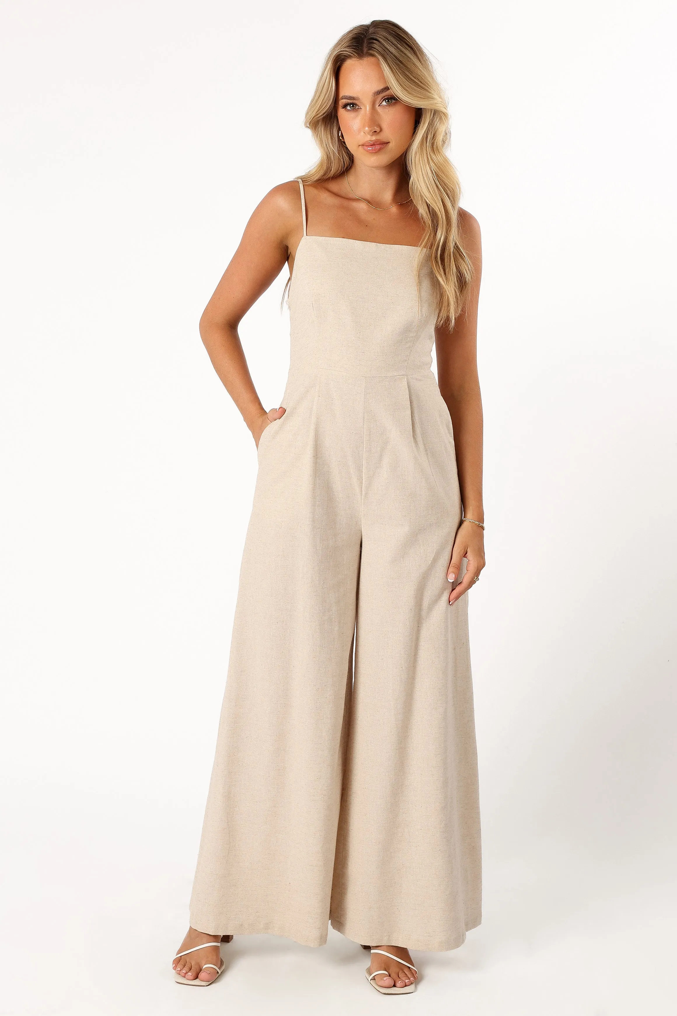Lila Jumpsuit - Oatmeal sold by Petal & Pup product image thumbnail 3