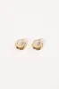 Lainey Hoop Earrings - Gold sold by Petal & Pup