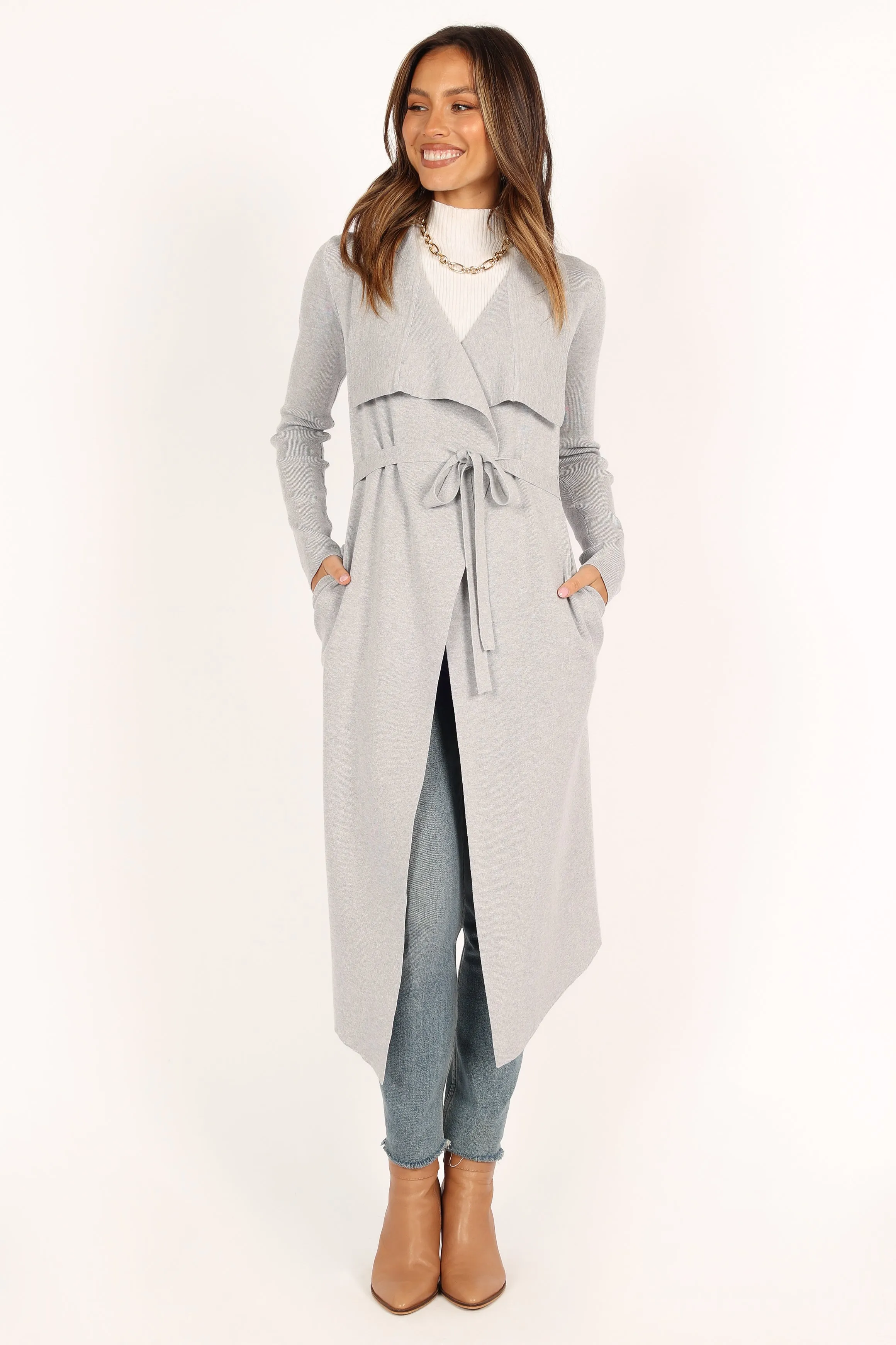 Audrina Cardigan - Grey sold by Petal & Pup product image thumbnail 2