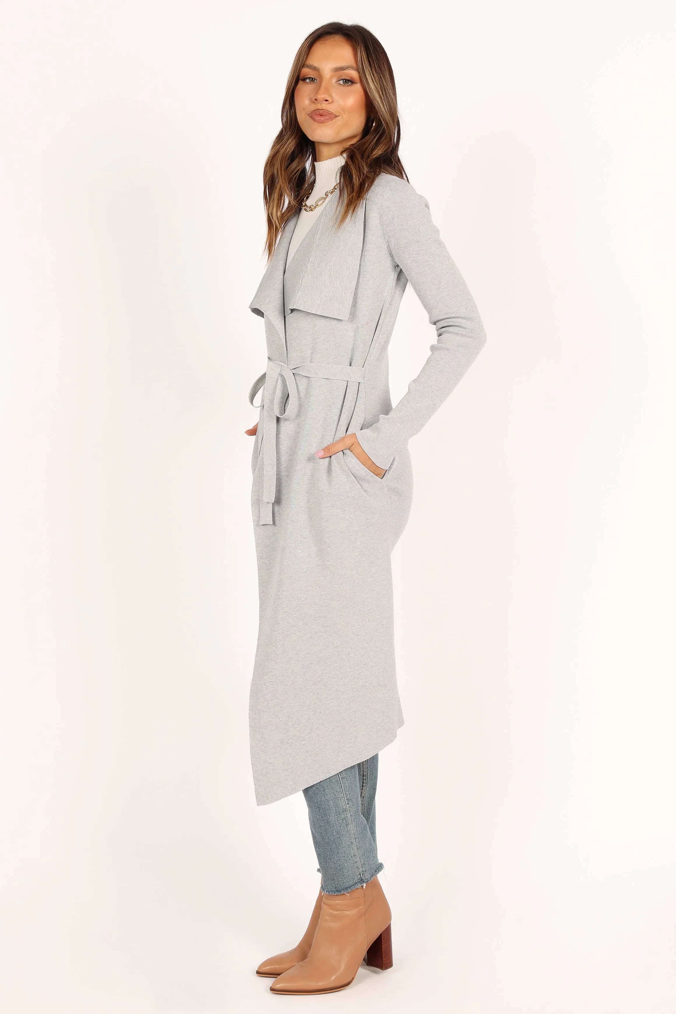 Audrina Cardigan - Grey sold by Petal & Pup product image thumbnail 4