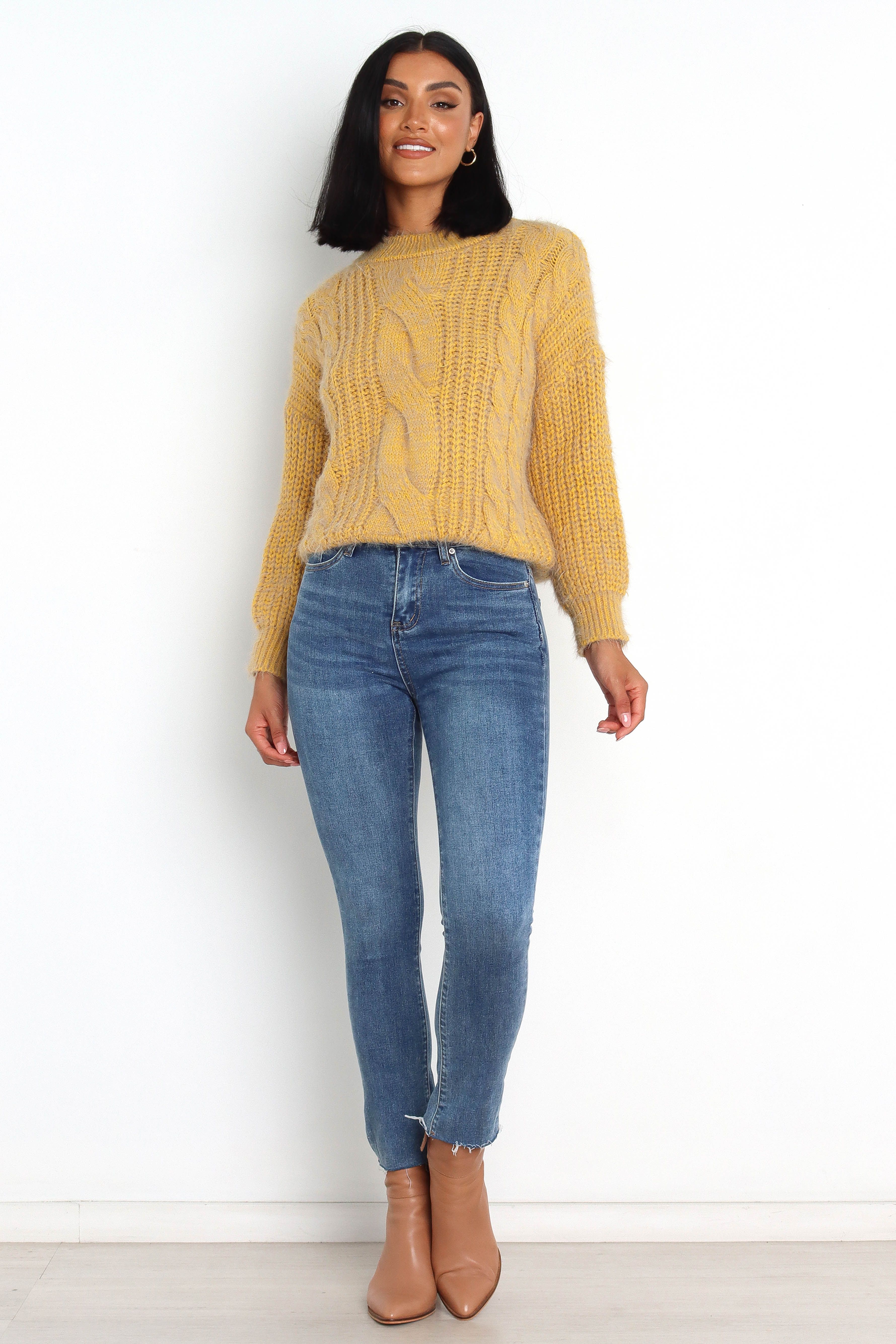 Jessica Knit Sweater - Mustard sold by Petal & Pup product image thumbnail 4