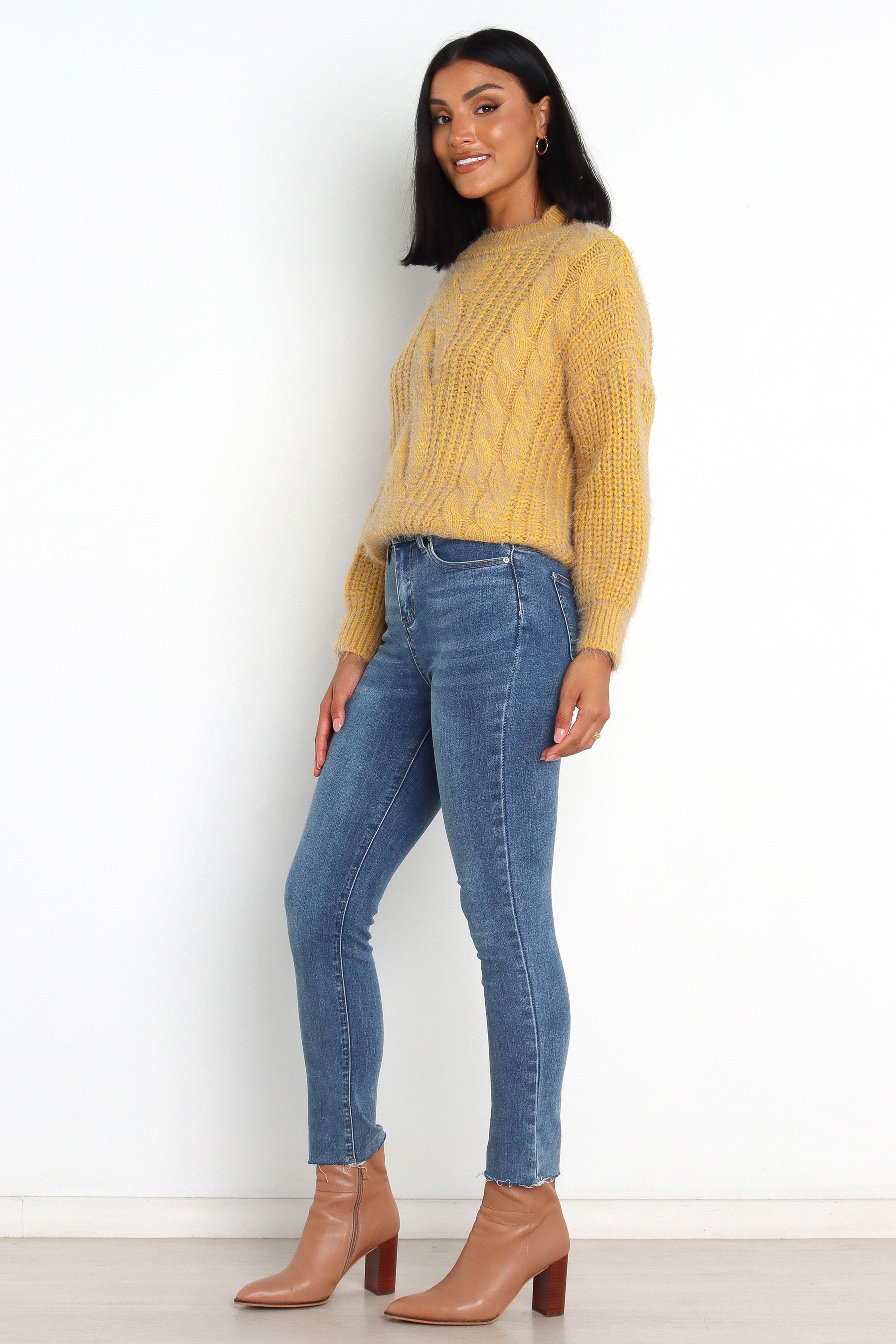 Jessica Knit Sweater - Mustard sold by Petal & Pup product image thumbnail 3