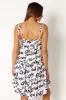Solaris Mini Dress - Black White sold by Petal & Pup