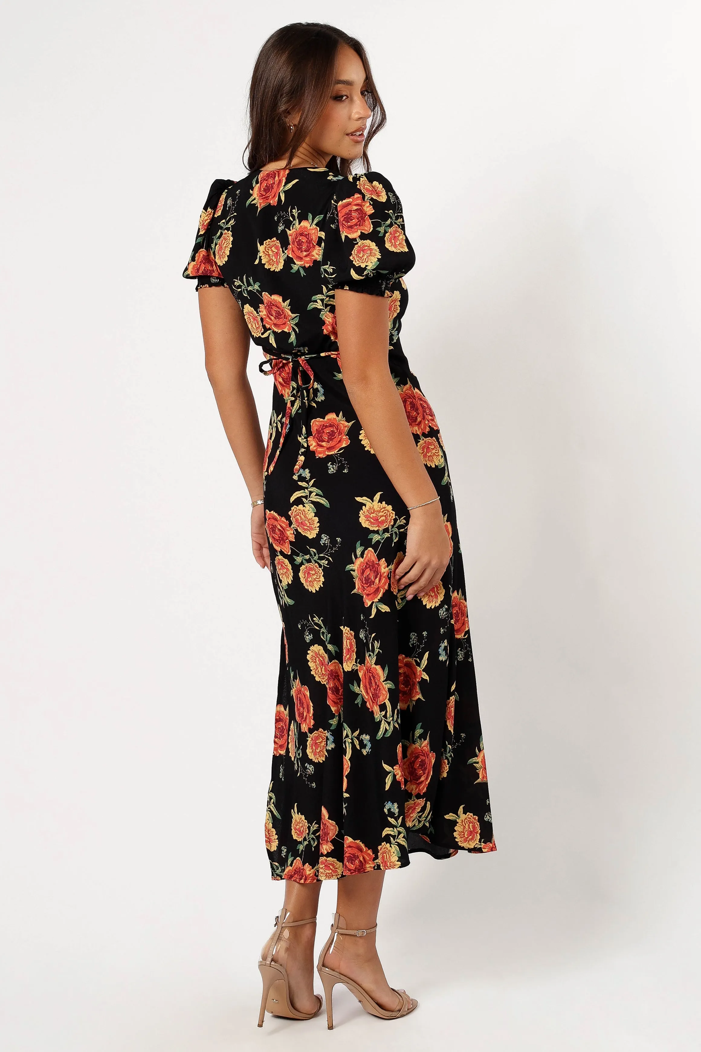 Christine Midi Dress - Sunset Floral sold by Petal & Pup product image thumbnail 4