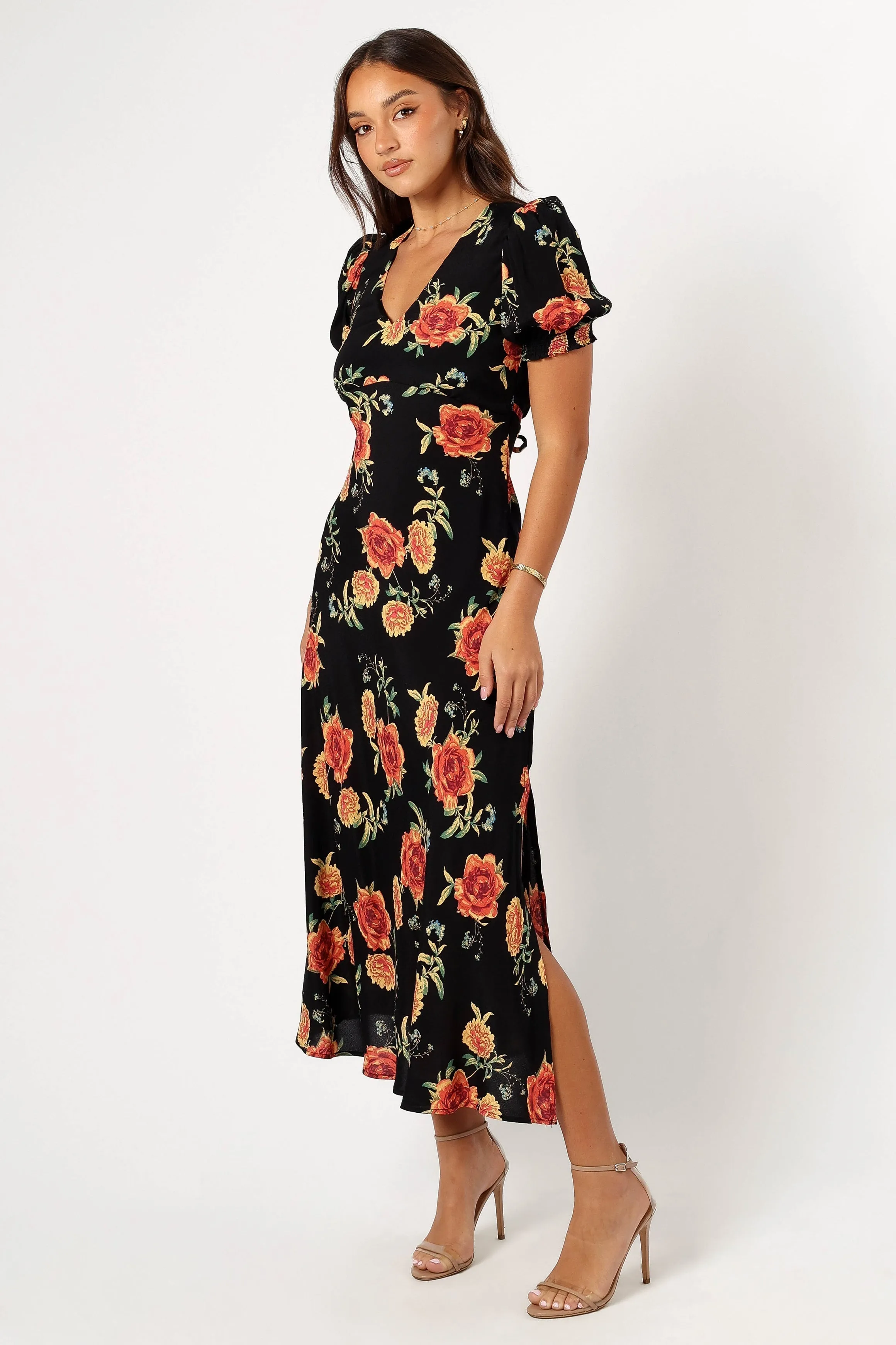 Christine Midi Dress - Sunset Floral sold by Petal & Pup product image thumbnail 3