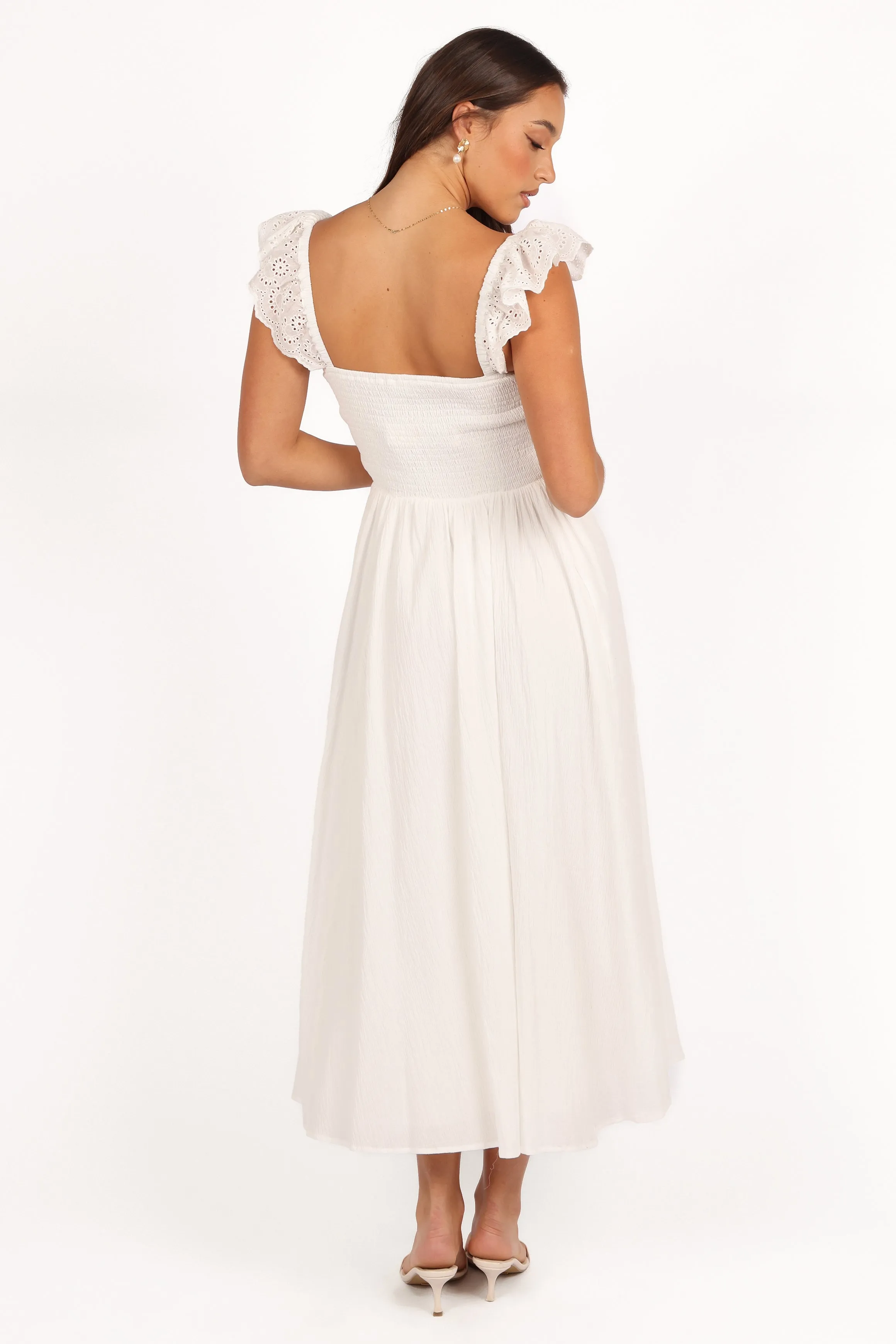 Webster Midi Dress - Off White sold by Petal & Pup product image thumbnail 4