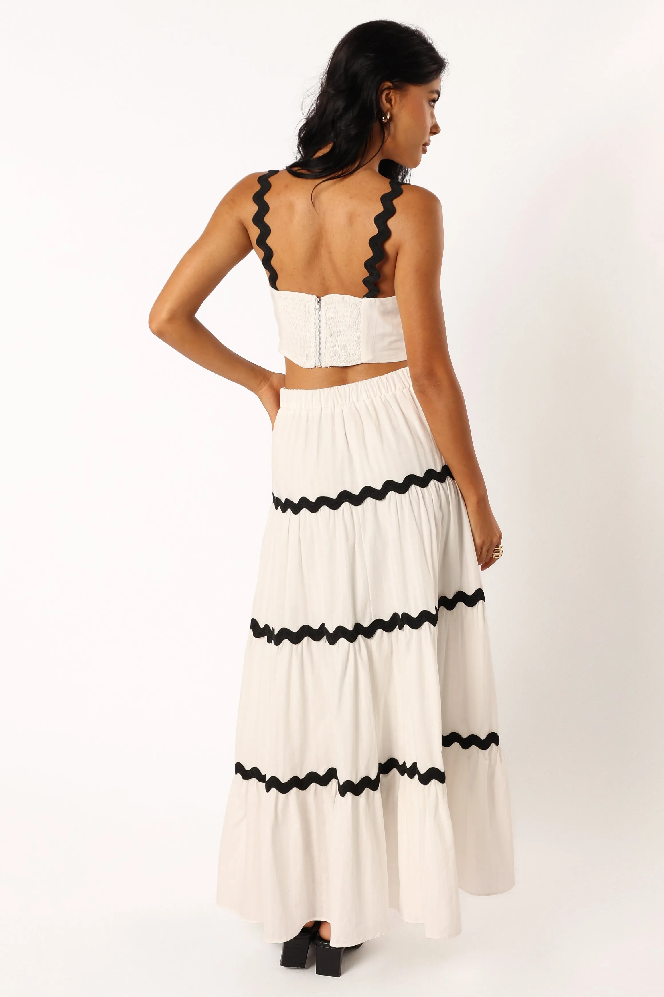 Bella Two Piece Set - White sold by Petal & Pup product image thumbnail 3