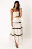 Bella Two Piece Set - White sold by Petal & Pup