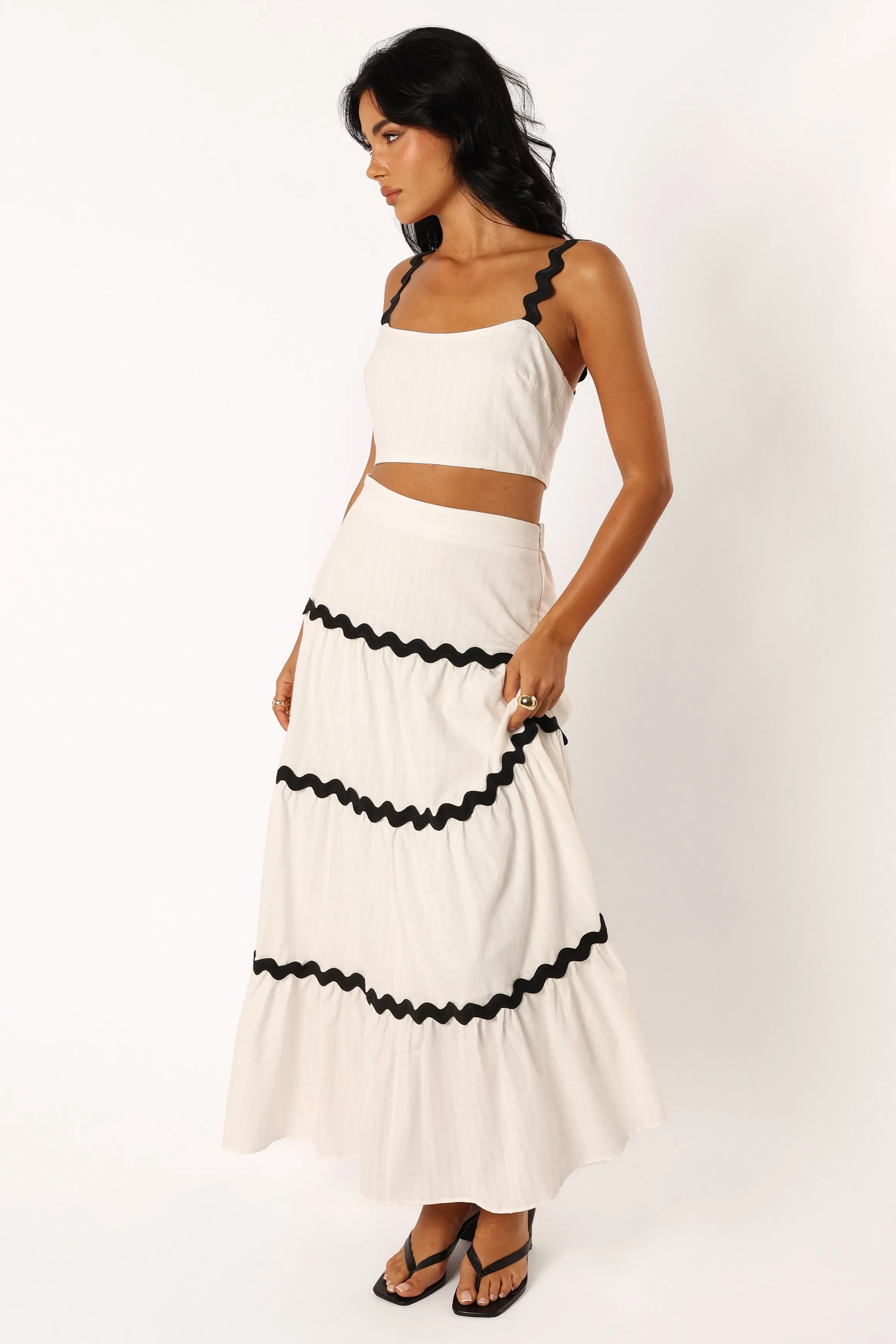 Bella Two Piece Set - White sold by Petal & Pup product image thumbnail 4