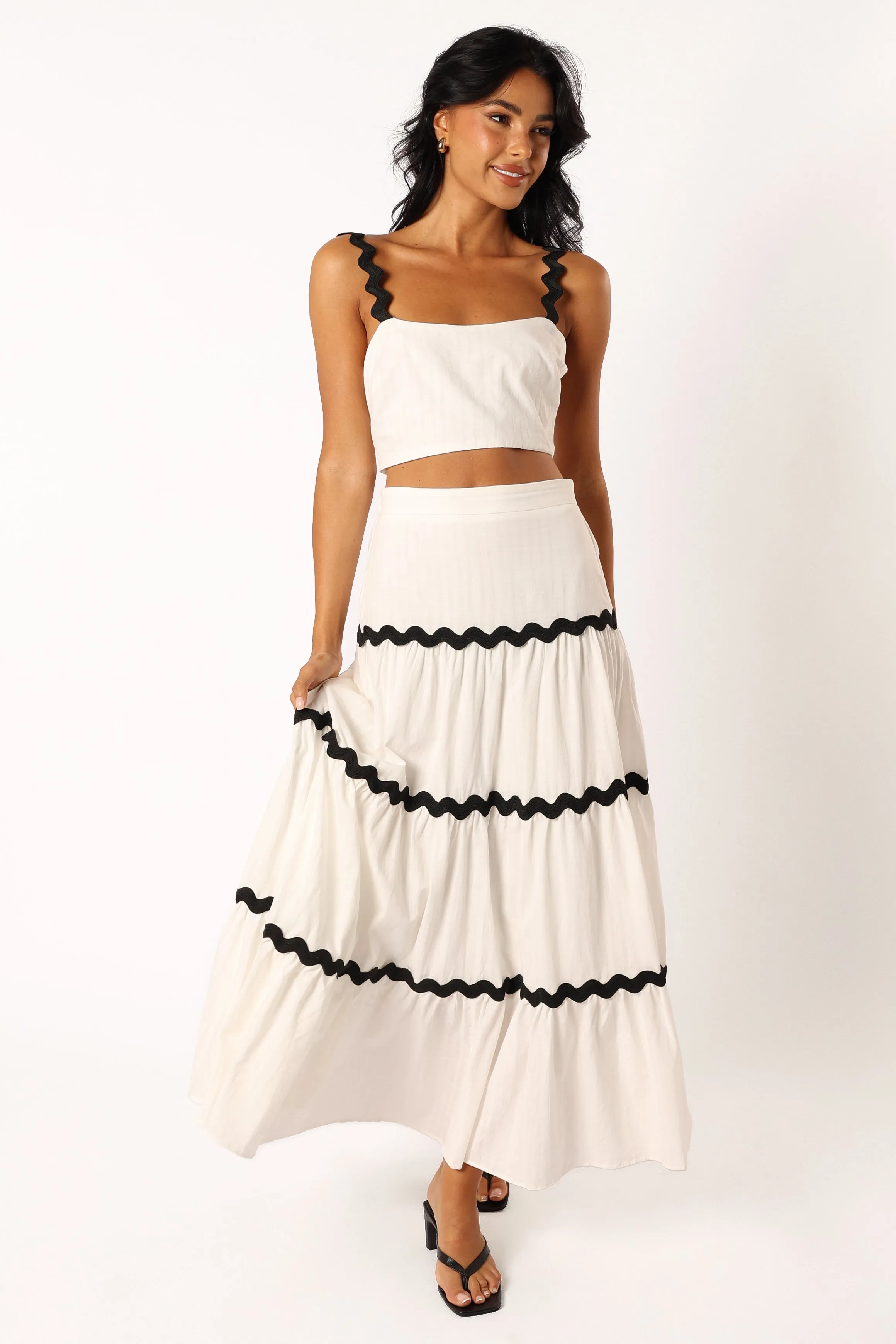 Bella Two Piece Set - White sold by Petal & Pup