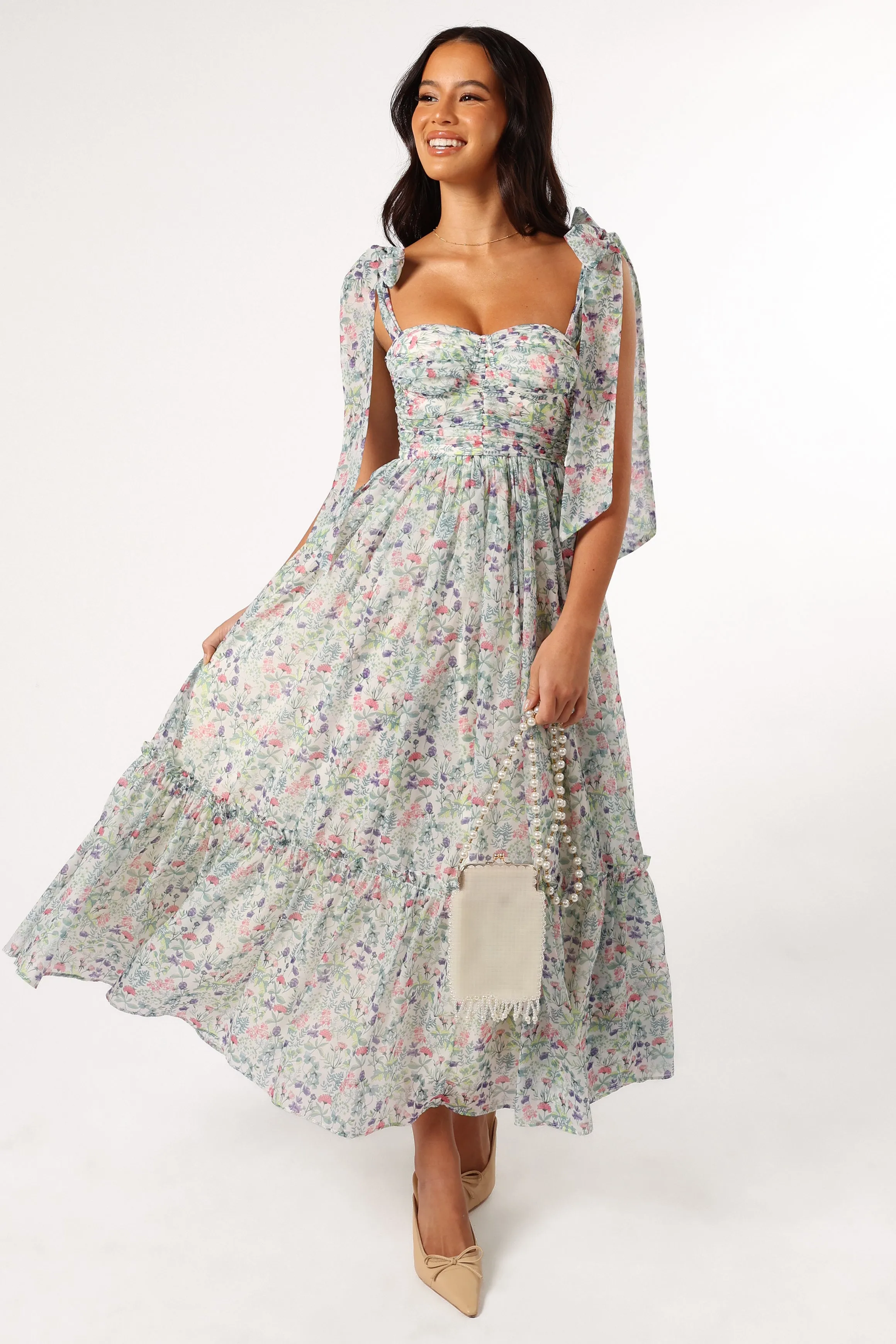 Floret Midi Dress - Multi sold by Petal & Pup
