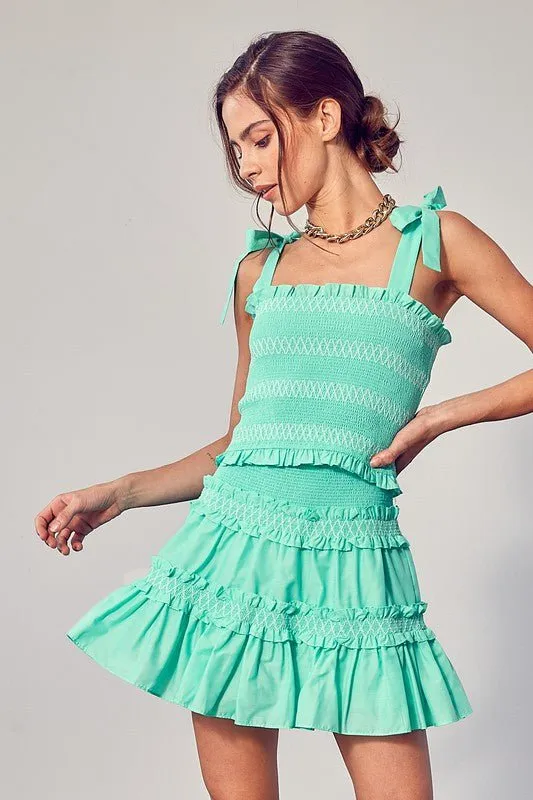 Nancy Smocked Top - Jade sold by Petal & Pup product image thumbnail 4