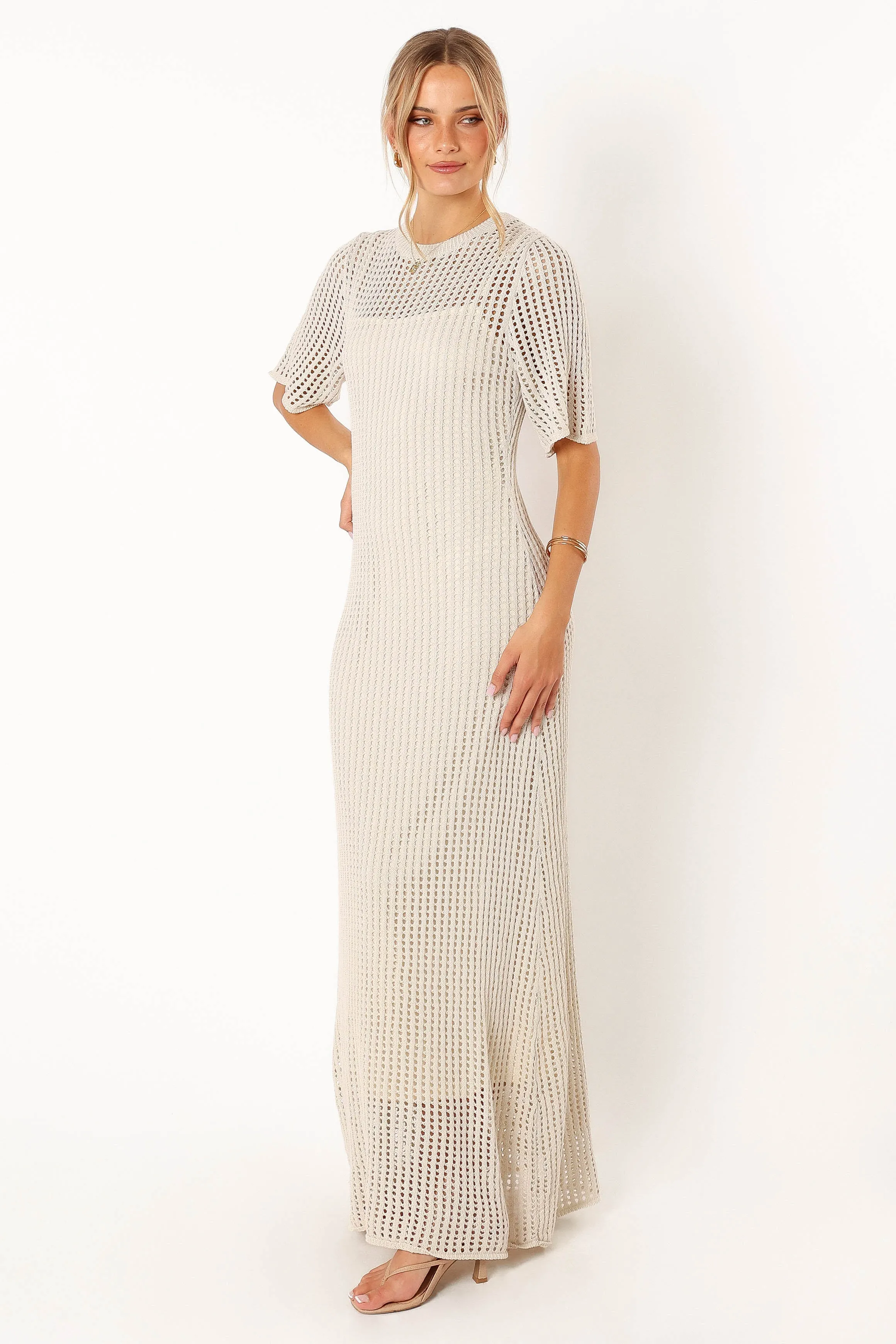 Hollie Maxi Dress - Cream sold by Petal & Pup product image thumbnail 2