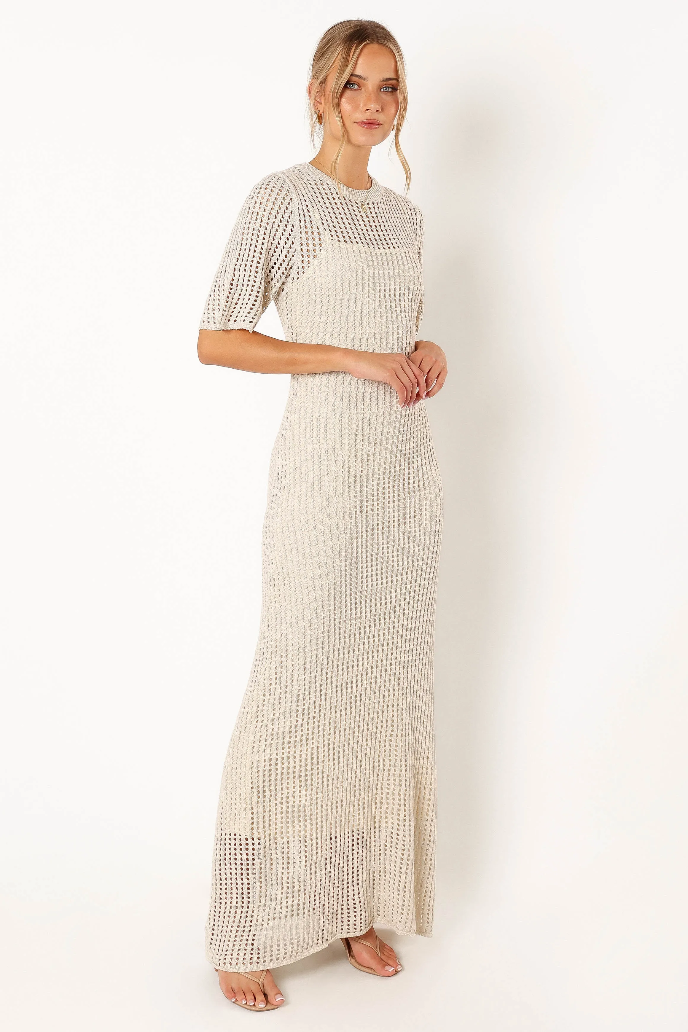 Hollie Maxi Dress - Cream sold by Petal & Pup product image thumbnail 5